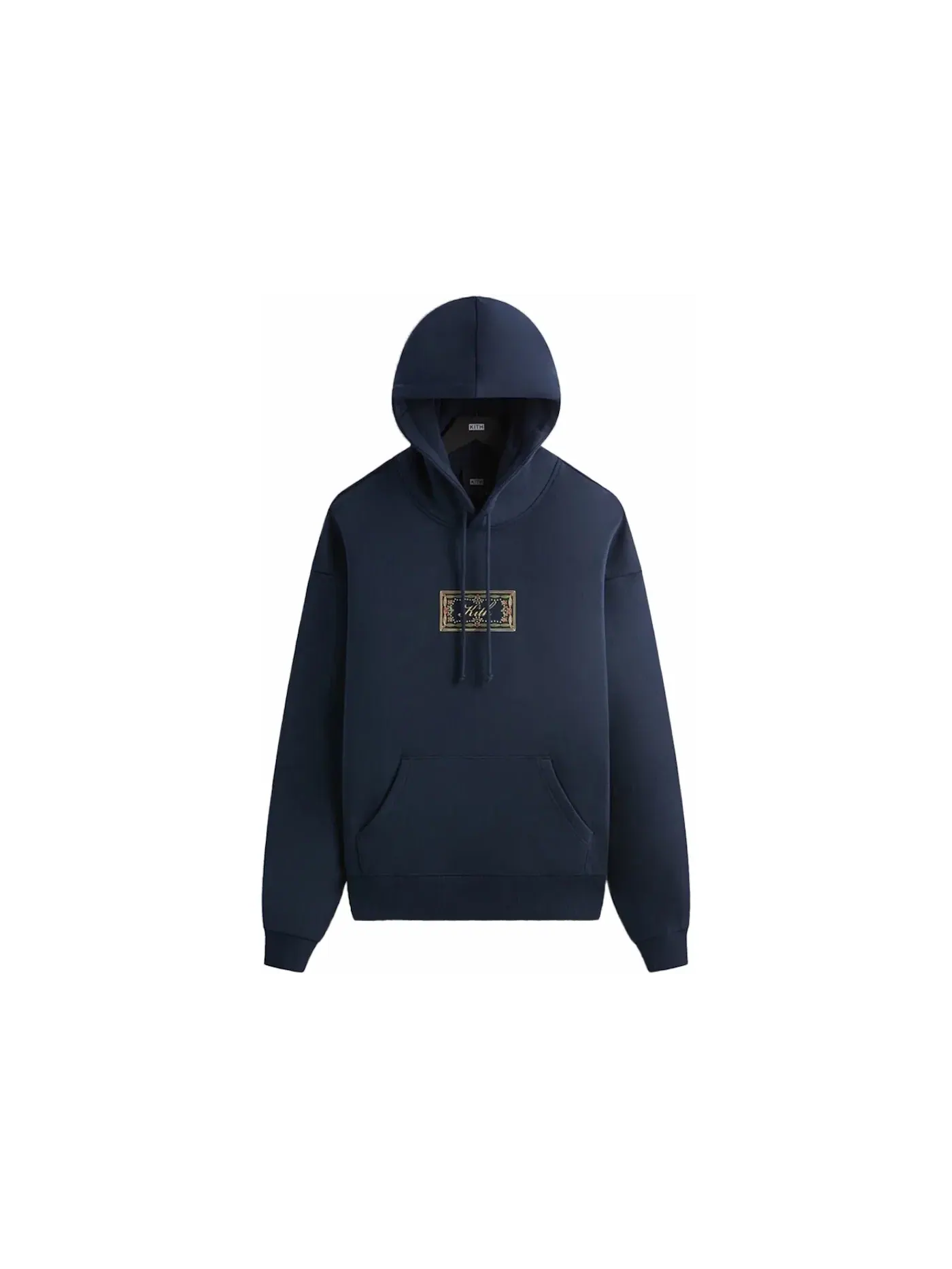 Мужская худи с принтом Kith Ornamental Script Nelson Hoodie — изображение 1 из 2, ночной