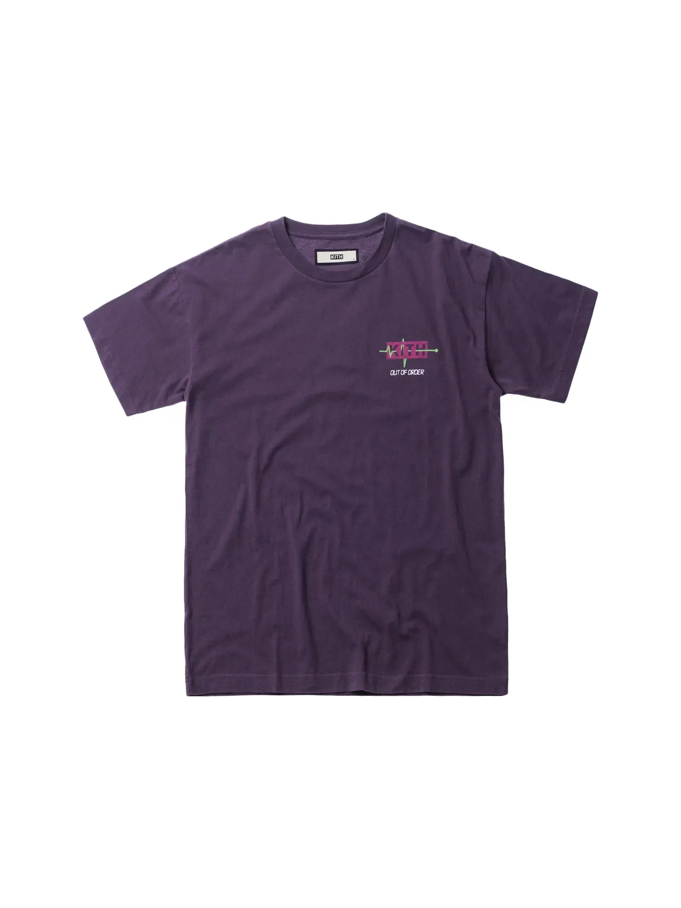 Мужская футболка с принтом Kith Tee — изображение 1 из 2, фиолетовый