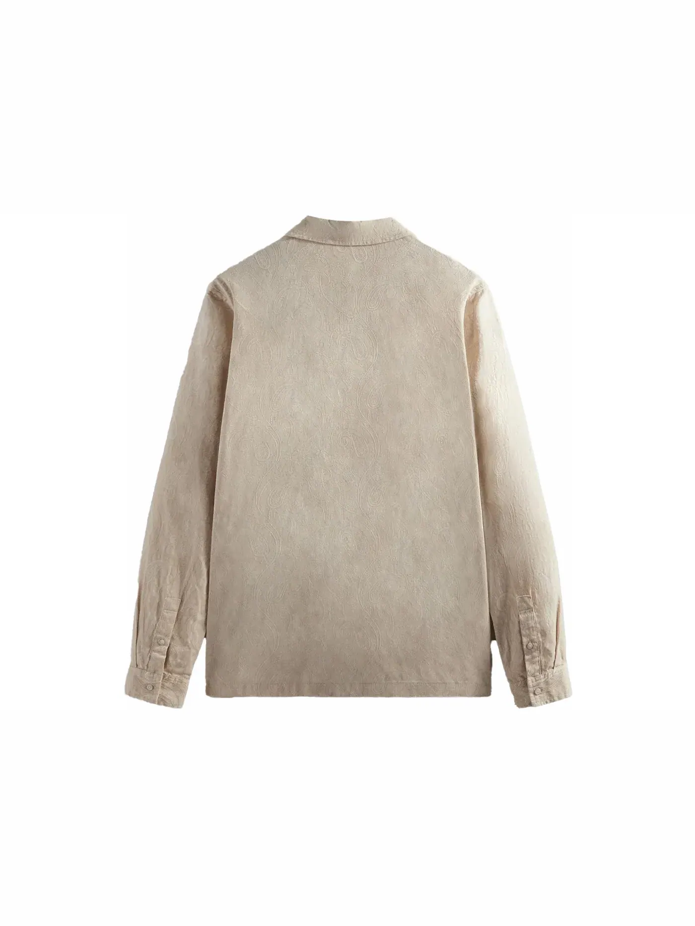 Мужская рубашка с принтом Kith Paisley Jacquard Thompson Camp Collar Shirt, Veil — изображение 2 из 2