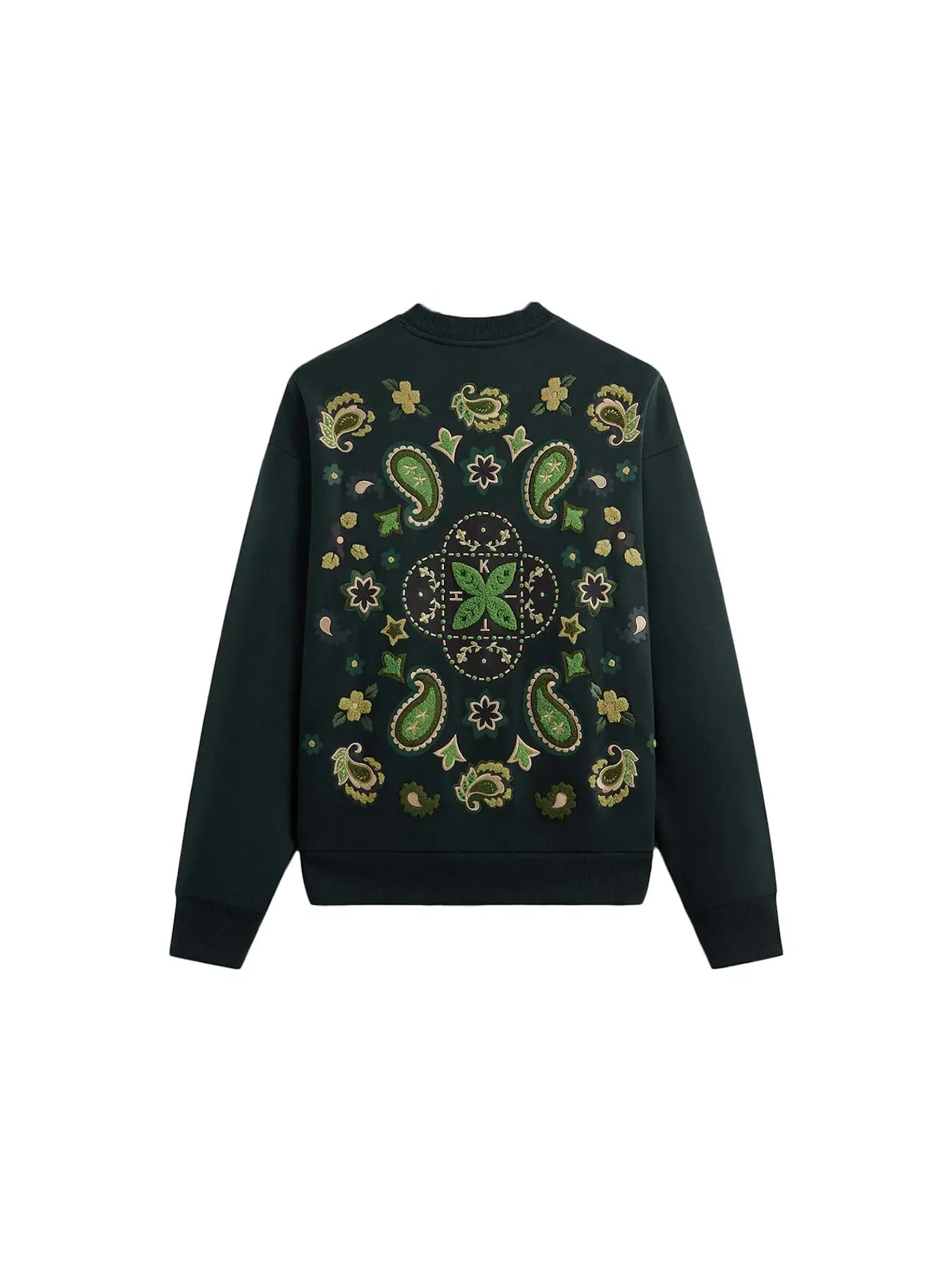 Мужской свитшот с принтом Kith Paisley Nelson Crewneck Equestrian, Equestrian — изображение 2 из 2