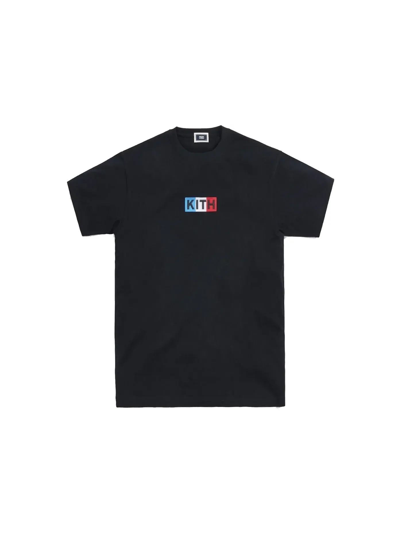 Мужская футболка с принтом Kith Paris Classic Logo Tee — изображение 1 из 1, черный