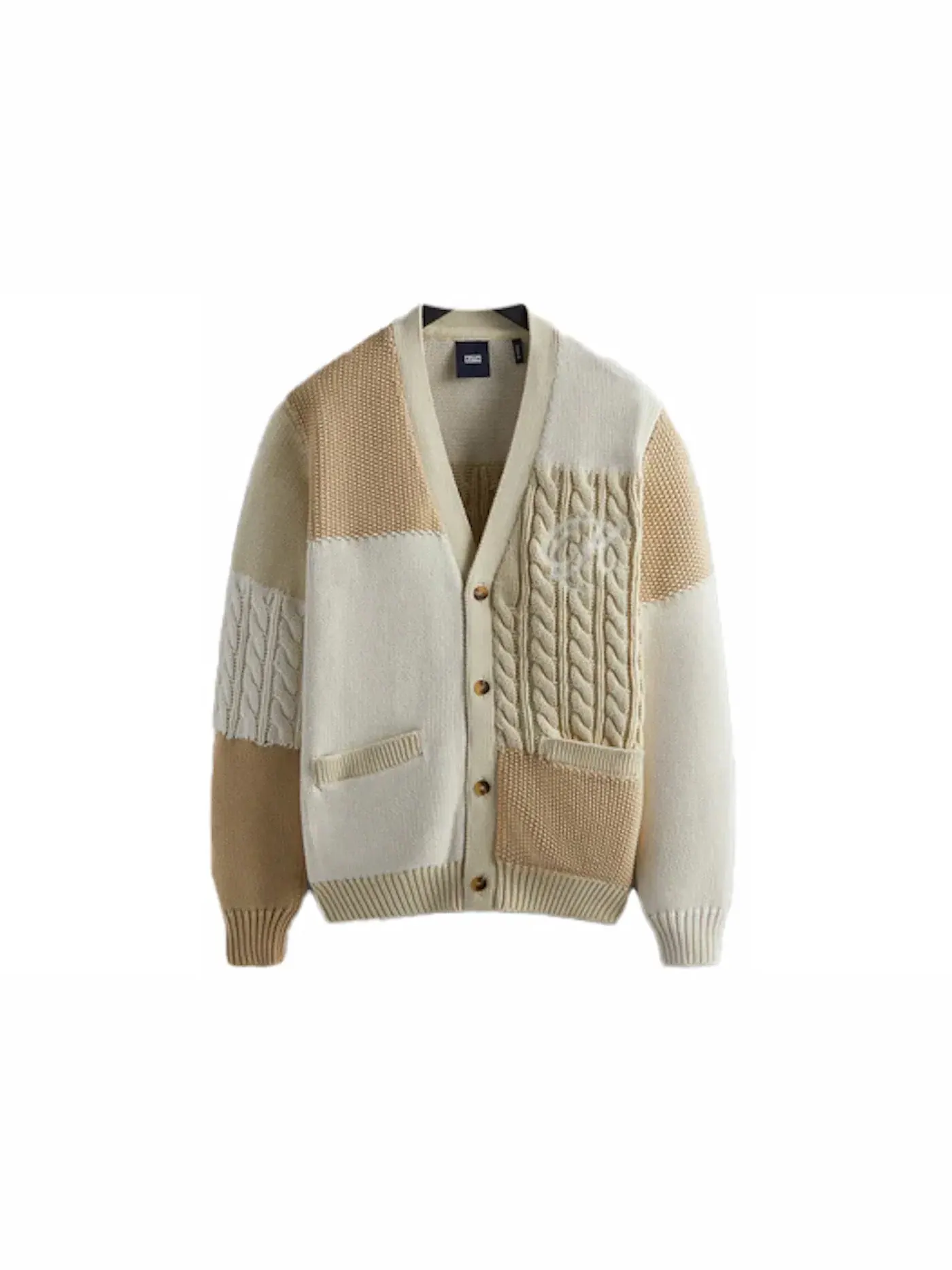Мужской кардиган с пэчворком Kith Cardigan, Durum — изображение 1 из 2
