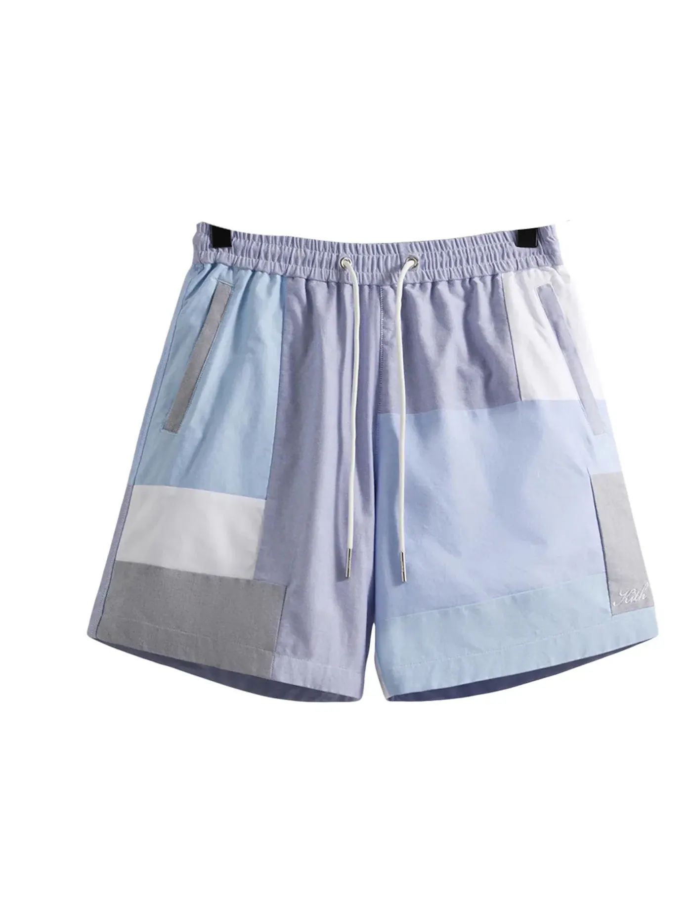 Мужские шорты с пэчворком Kith Patchwork Oxford Hardaway Short, Prestige — изображение 1 из 2