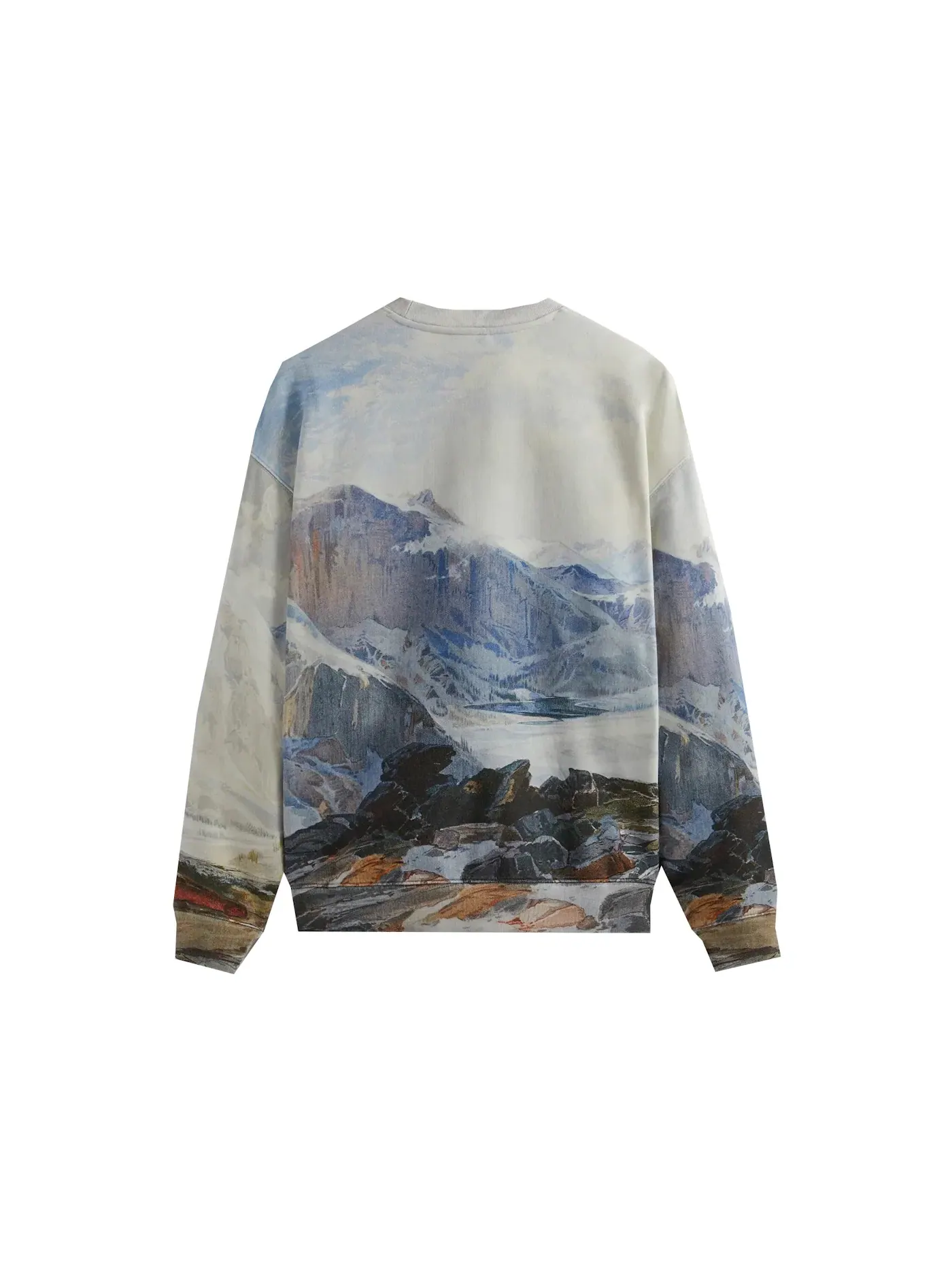 Мужской свитшот с принтом Crewneck Kith — изображение 2 из 2, мел