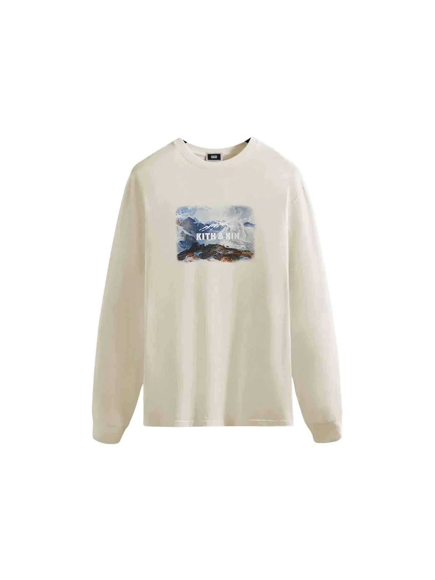 Мужская футболка с длинным рукавом Kith Peak Long Sleeve Tee, Sandrift — изображение 1 из 1