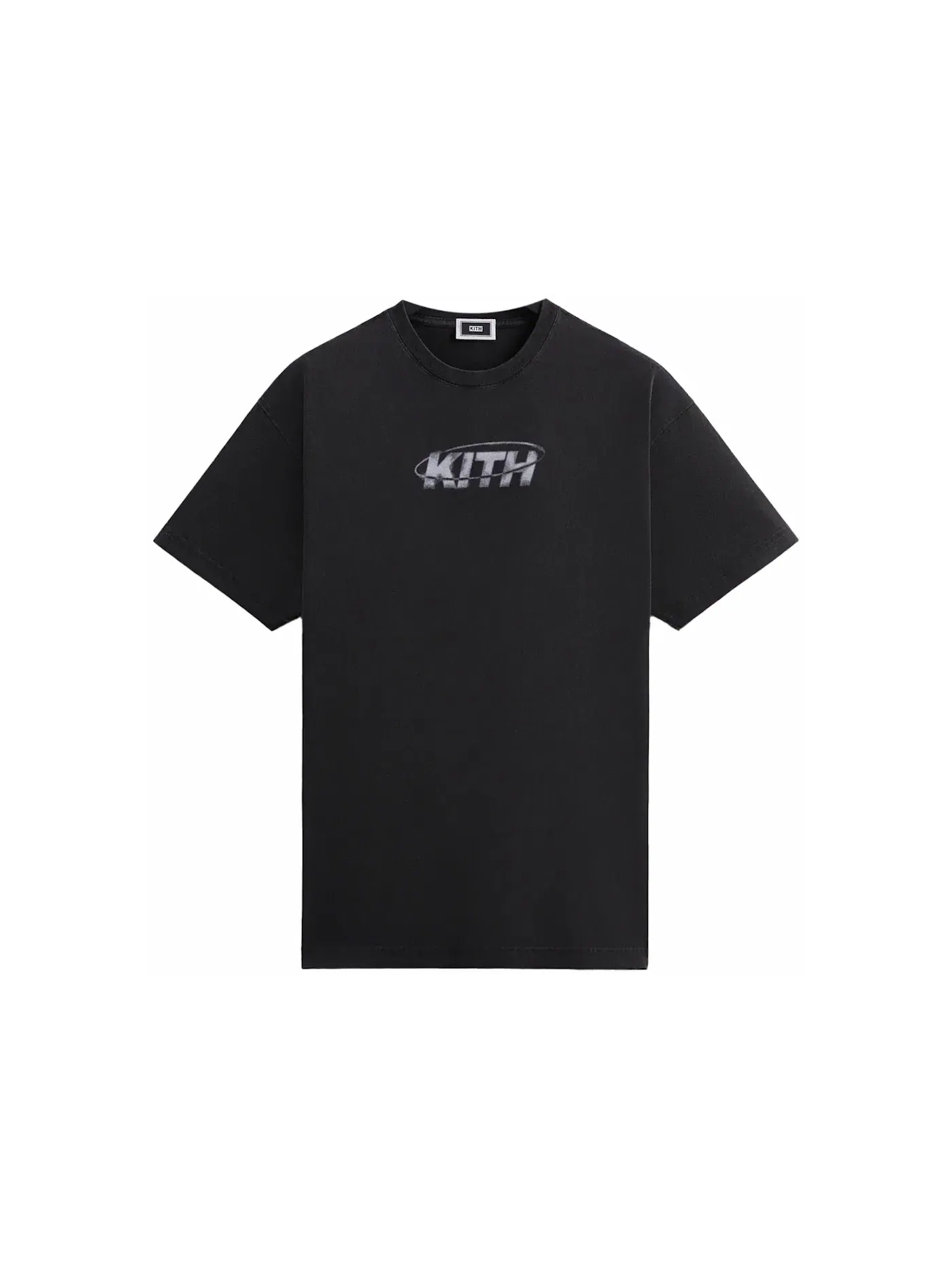 Мужская футболка с принтом Kith Phantom Vintage Tee — изображение 1 из 1, черный