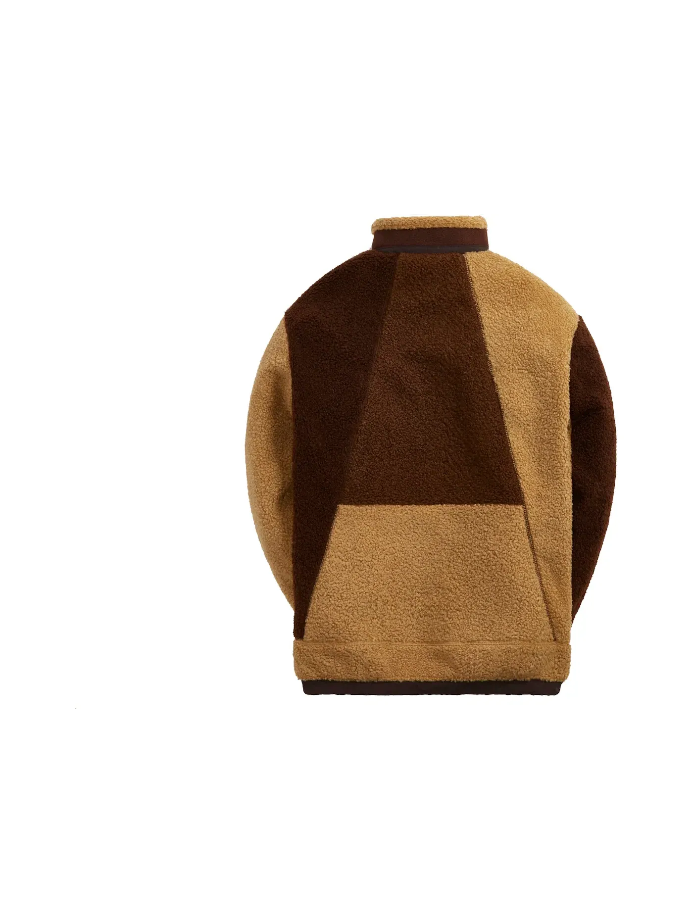 Мужская куртка флисовая на молнии Kith Pinehurst Bonded Sherpa Full Zip — изображение 2 из 2, орех