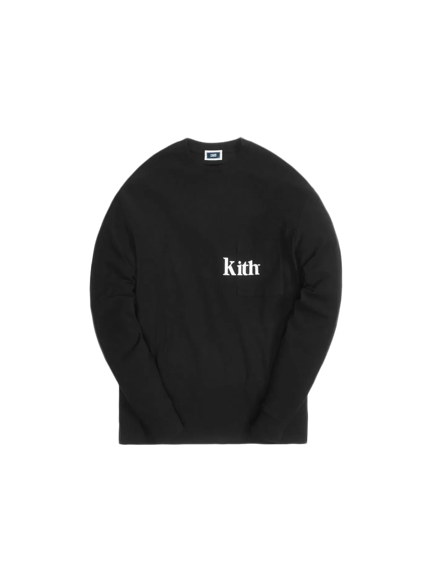 Мужская футболка с длинным рукавом Quinn L/S Tee Kith — изображение 1 из 1, черный