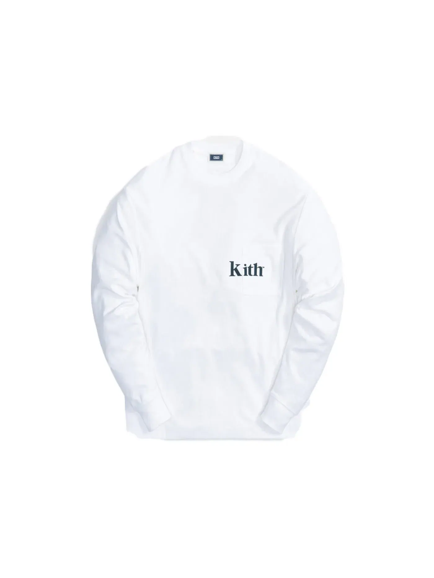 Мужская футболка с длинным рукавом L/S Tee Kith — изображение 1 из 1, белый