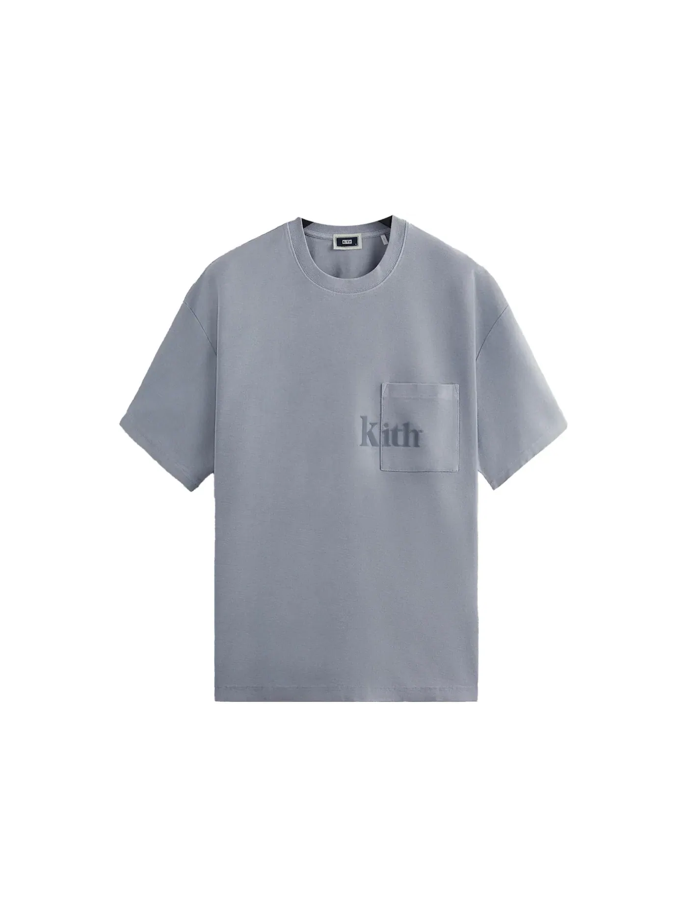 Мужская футболка с принтом Kith Quinn Tee — изображение 1 из 1, светлый индиго