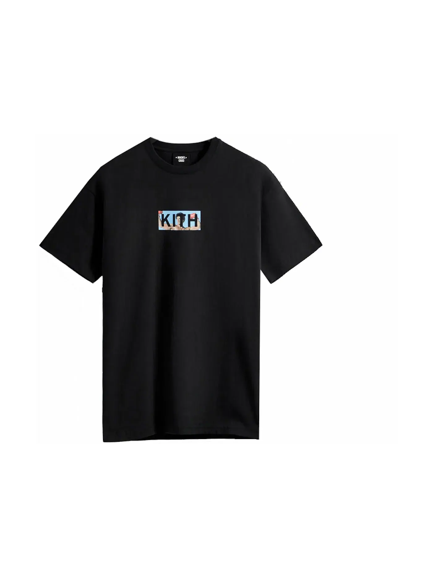 Мужская футболка с принтом Kith Rocky Balboa Classic Logo Tee — изображение 1 из 3, черный