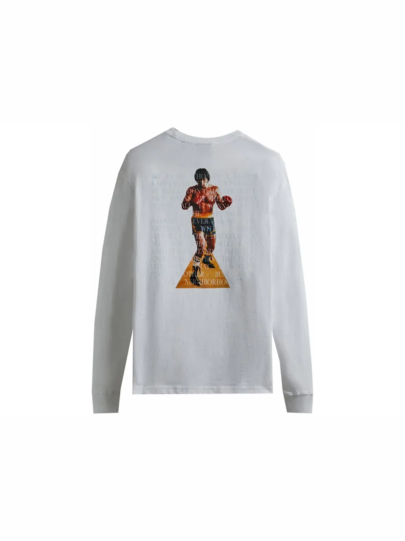 Мужская футболка с длинным рукавом Kith Rocky Go The Distance L/S Tee — изображение 2 из 3, белый
