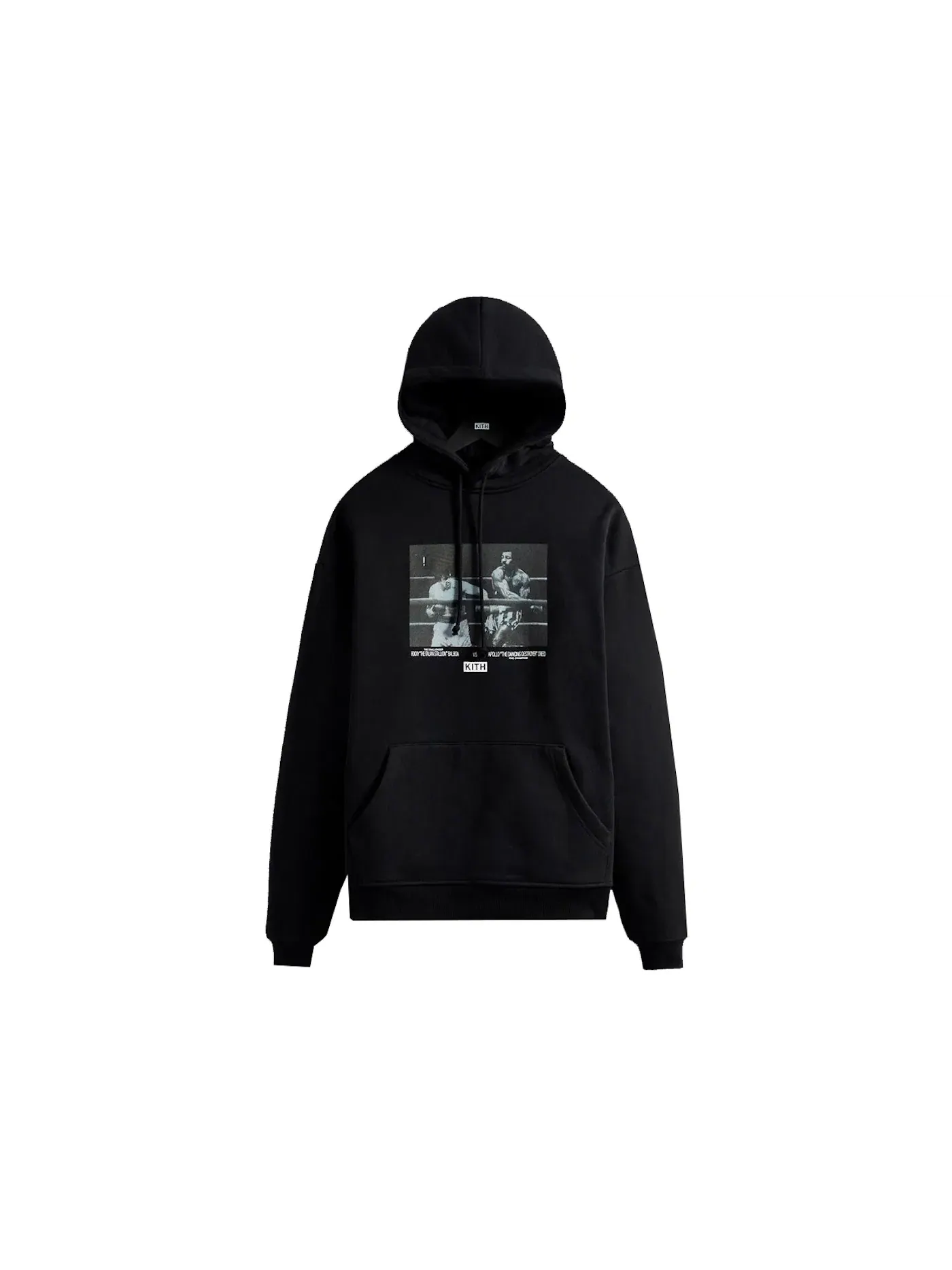Мужской худи с принтом Kith Rocky Title Fight Hoodie — изображение 1 из 2, черный
