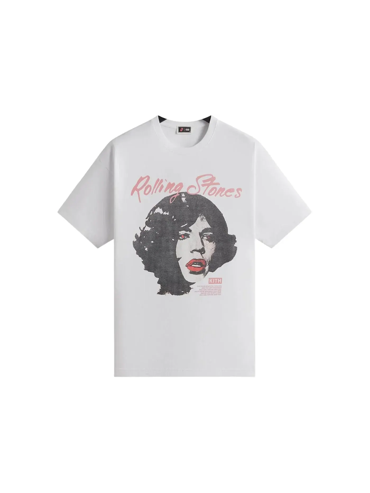 Мужская футболка с принтом Kith Rolling Stones Far Away Eyes Vintage Tee — изображение 1 из 2, белый