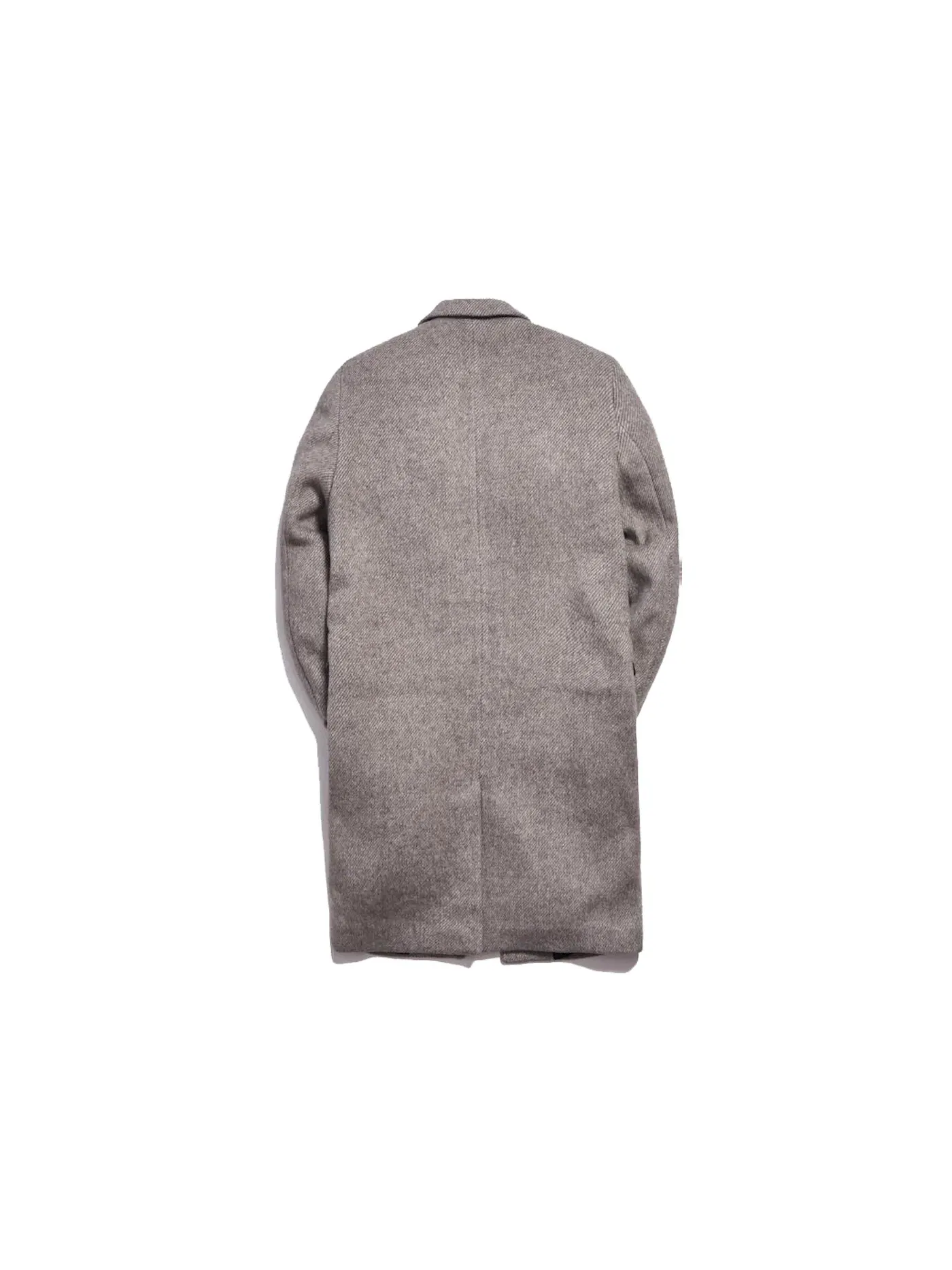 Мужское пальто шерстяное Royce Overcoat Kith — изображение 2 из 3, серый