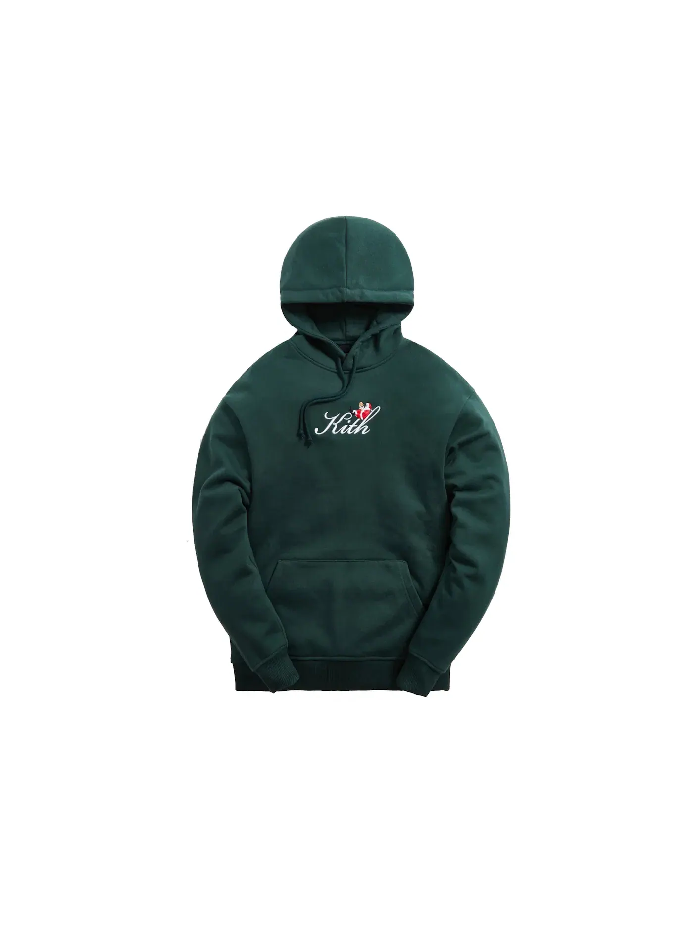 Мужской свитшот с принтом Kith Script Santa Hoodie, Stadium — изображение 1 из 2