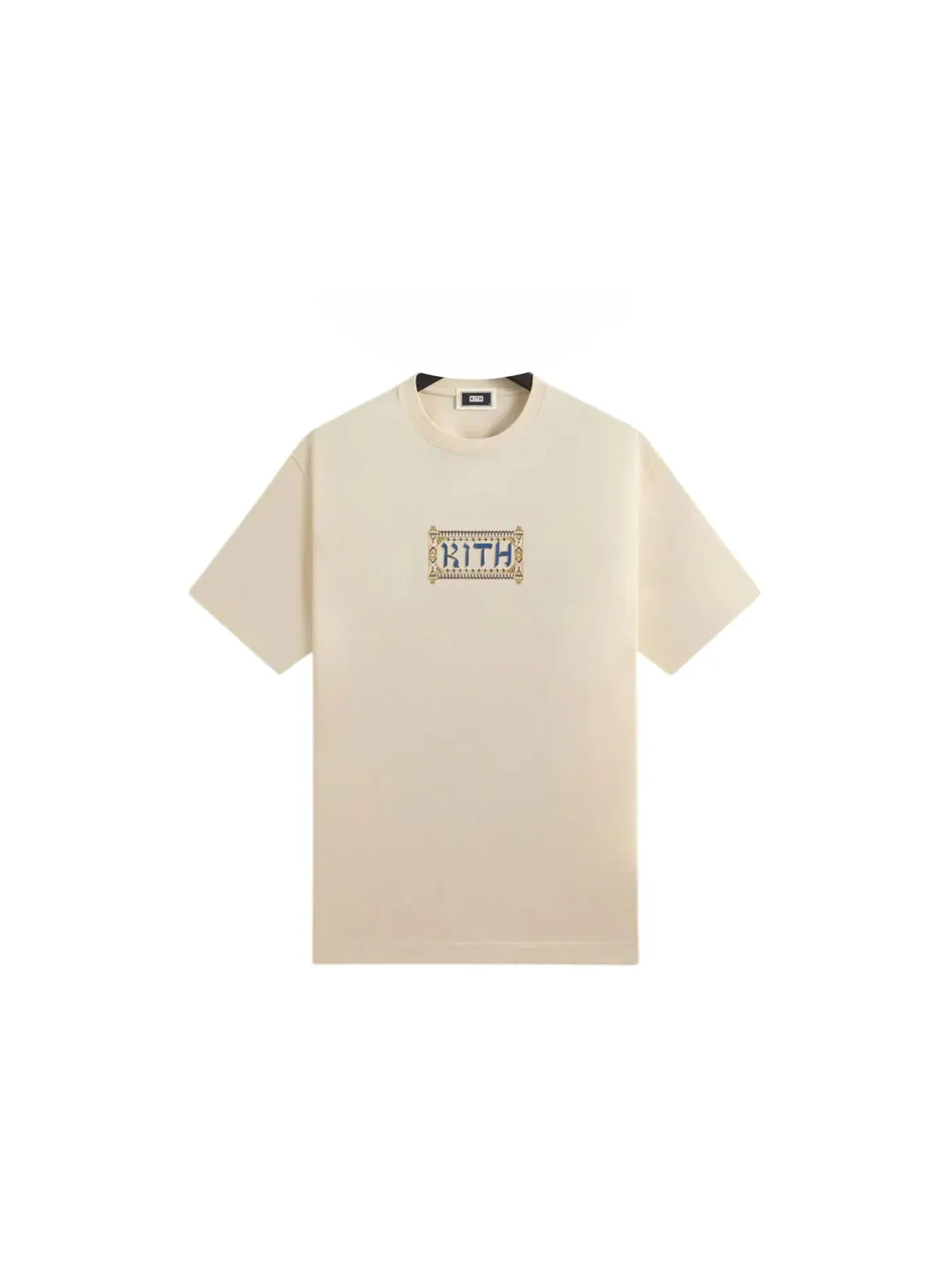 Мужская футболка с принтом Kith Scroll Tee Kith, Sandrift — изображение 1 из 2