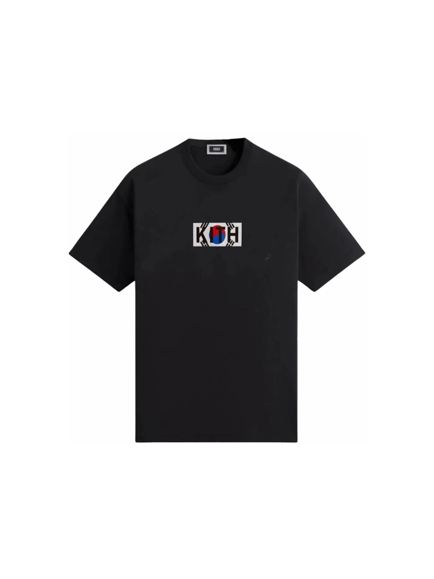 Мужская футболка с принтом Kith Seoul Box Logo Tee Kith — изображение 1 из 1, черный