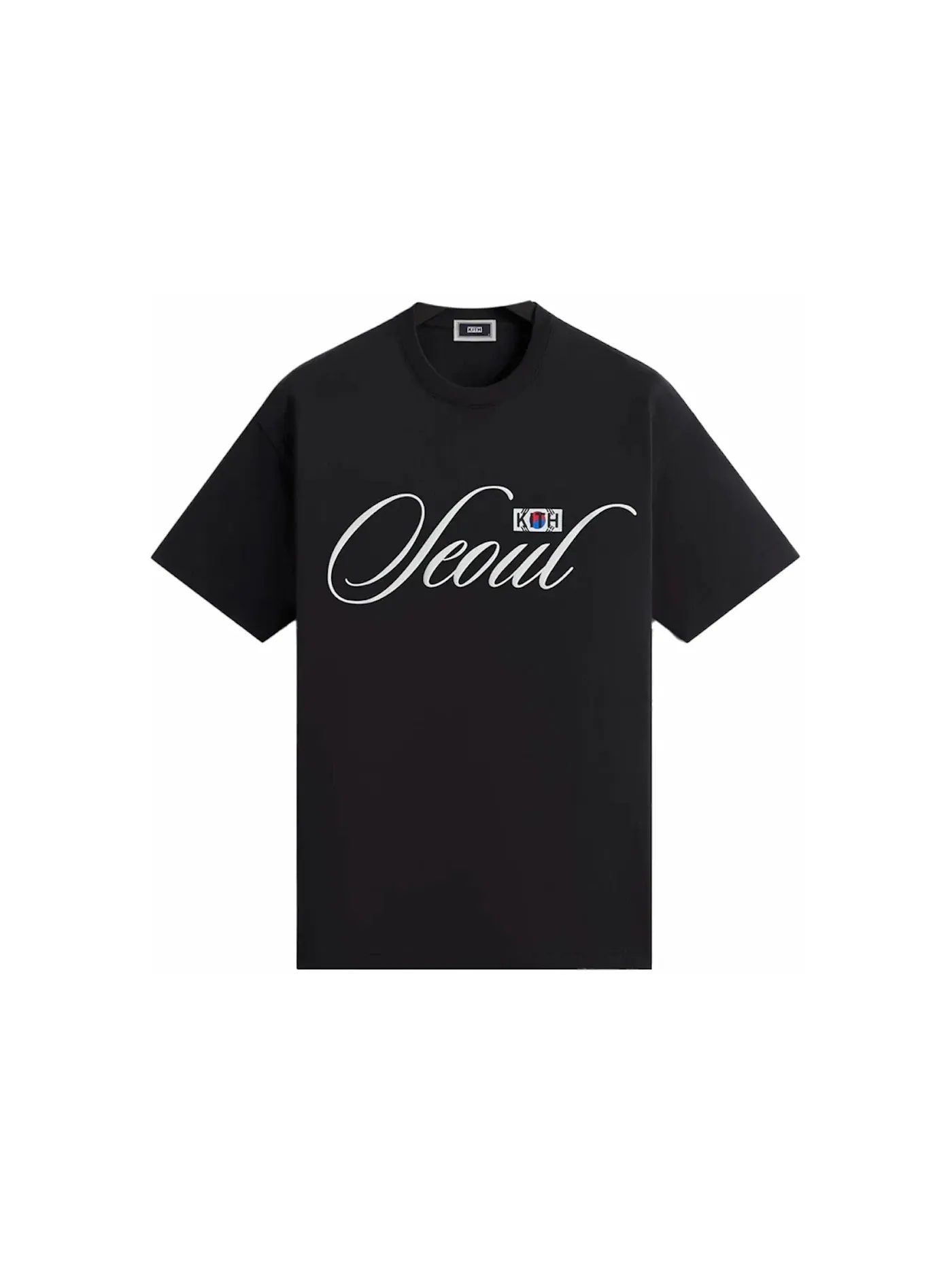 Мужская футболка с принтом Kith Seoul Tee Kith — изображение 1 из 1, черный