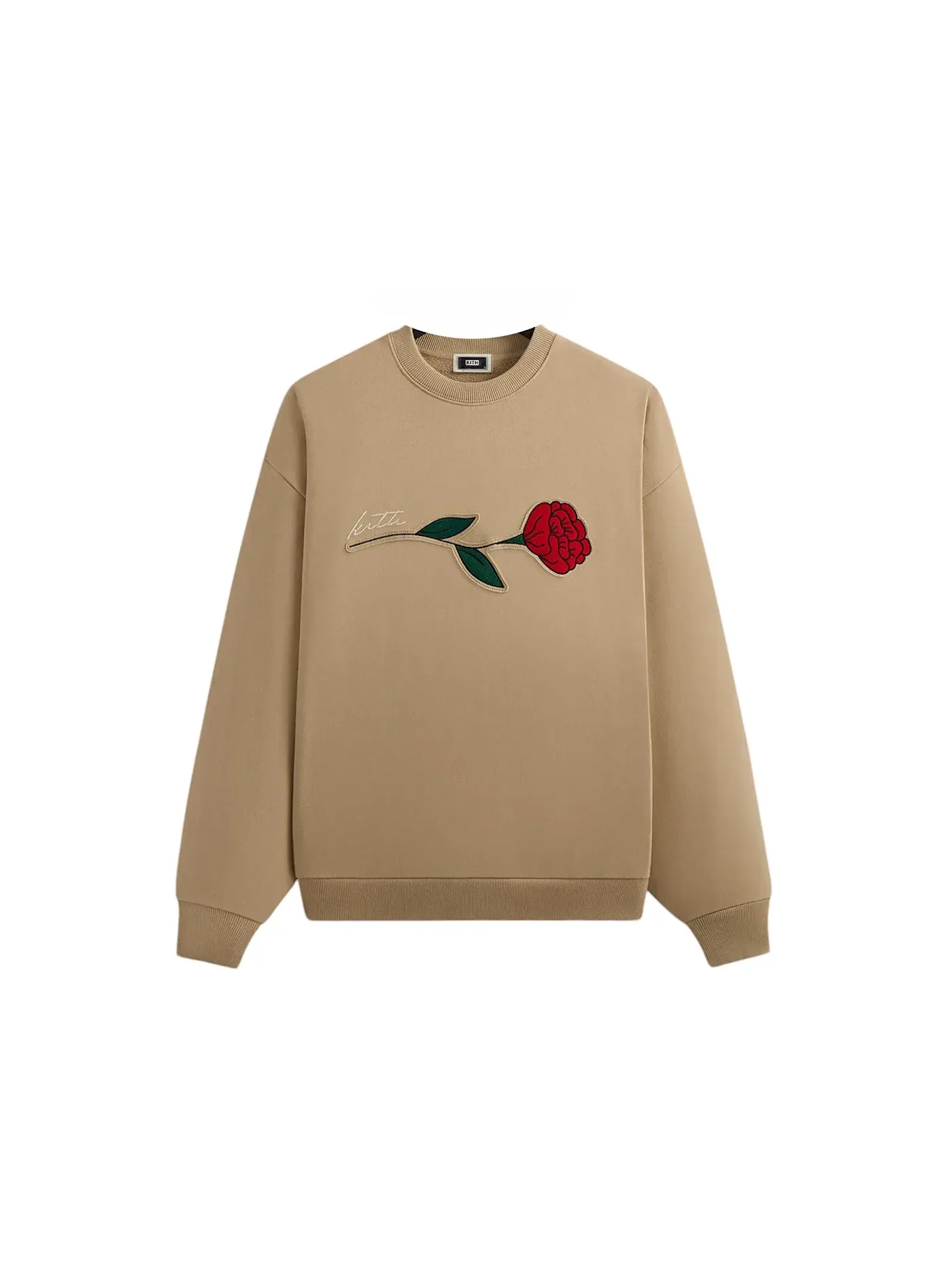 Мужской свитшот с круглым вырезом Kith Signature Rose Crewneck Canvas — изображение 1 из 2