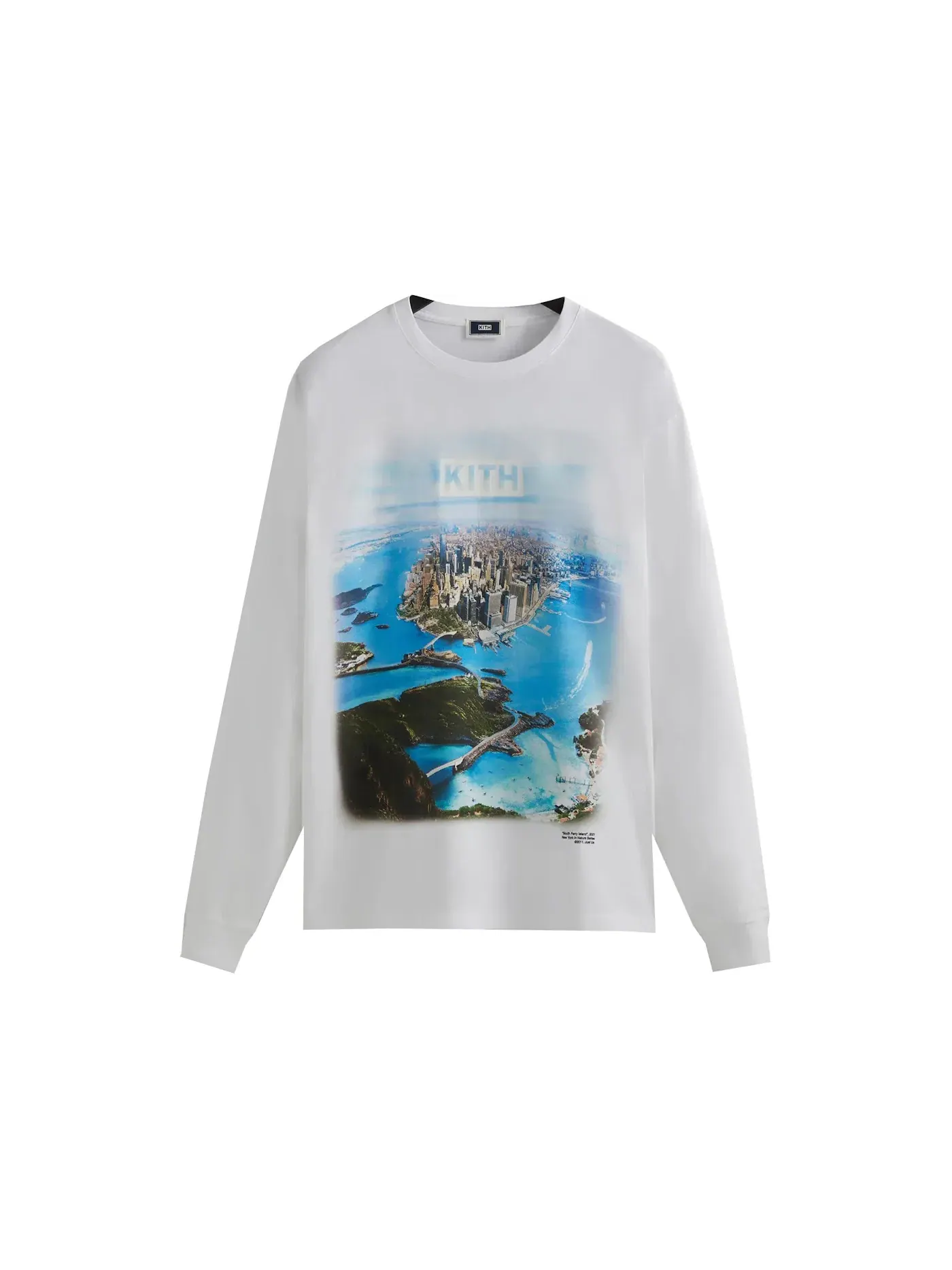 Мужская футболка с длинным рукавом Kith L/S Tee — изображение 1 из 2, белый