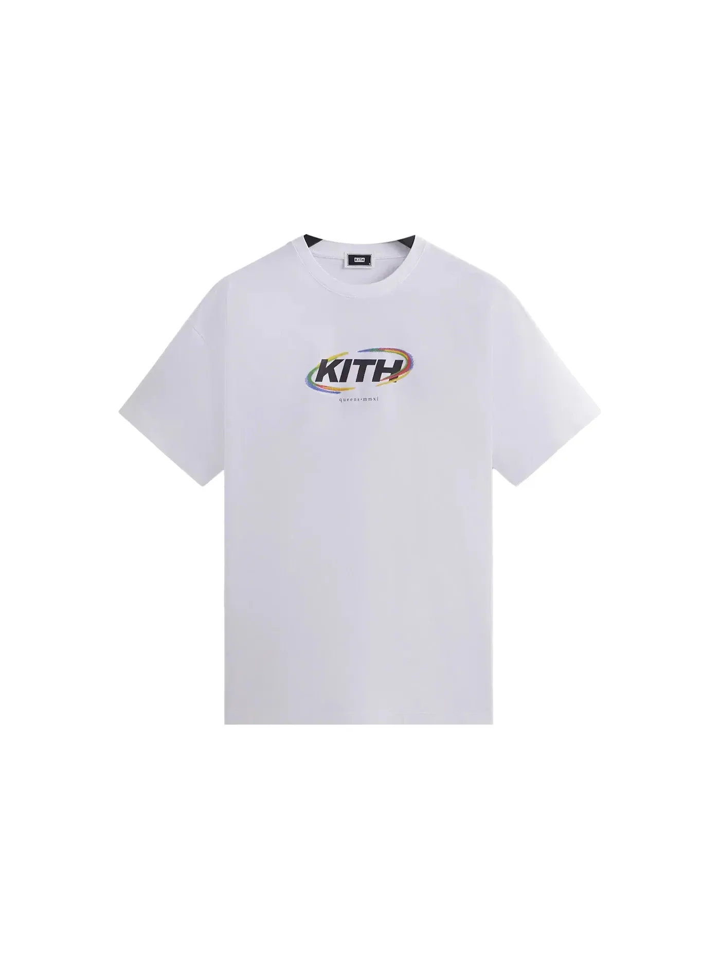 Мужская футболка с принтом Kith Tee — изображение 1 из 1, белый