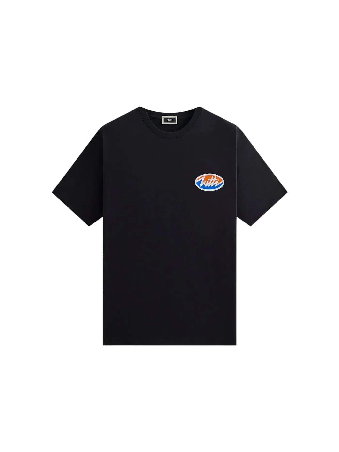 Мужская футболка с принтом Kith Split Logo Tee — изображение 1 из 2, чернильный