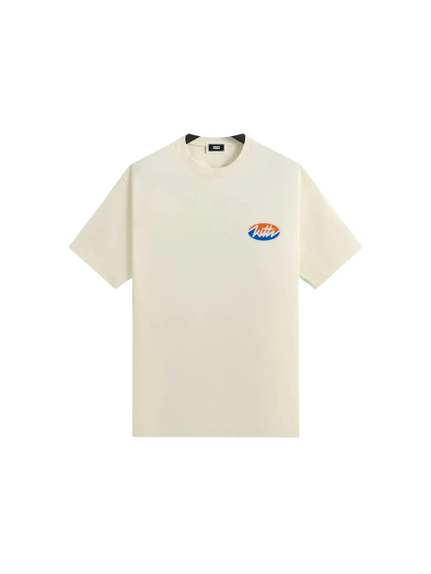 Мужская футболка с принтом Kith Split Logo Tee, Silk — изображение 1 из 2