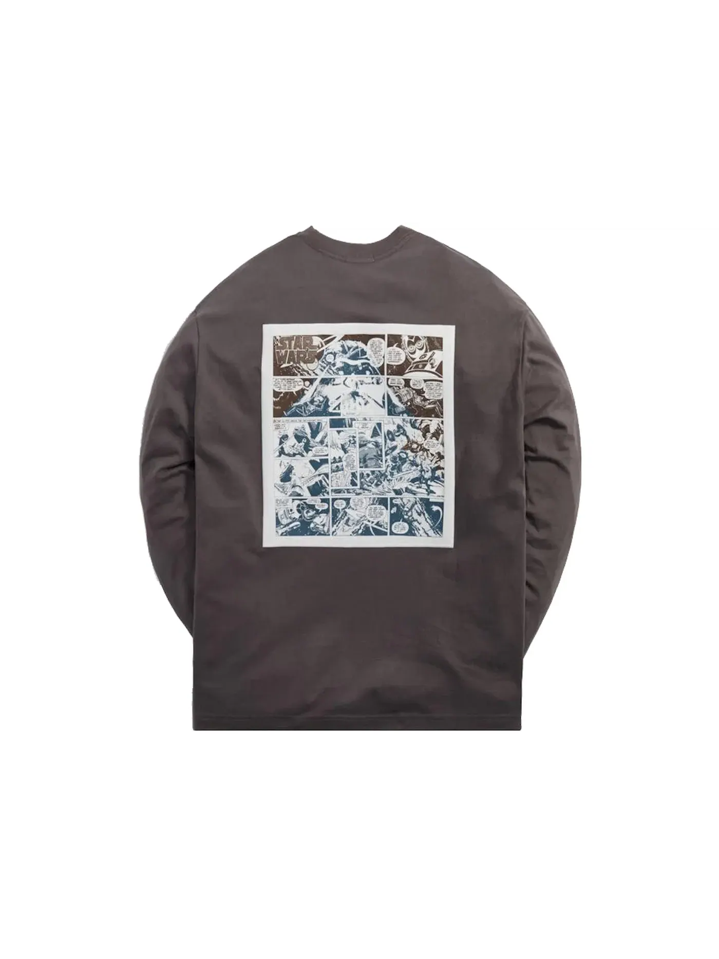 Мужская футболка с длинным рукавом Kith x STAR WARS Comic Strip L/S Tee — изображение 2 из 2, серый