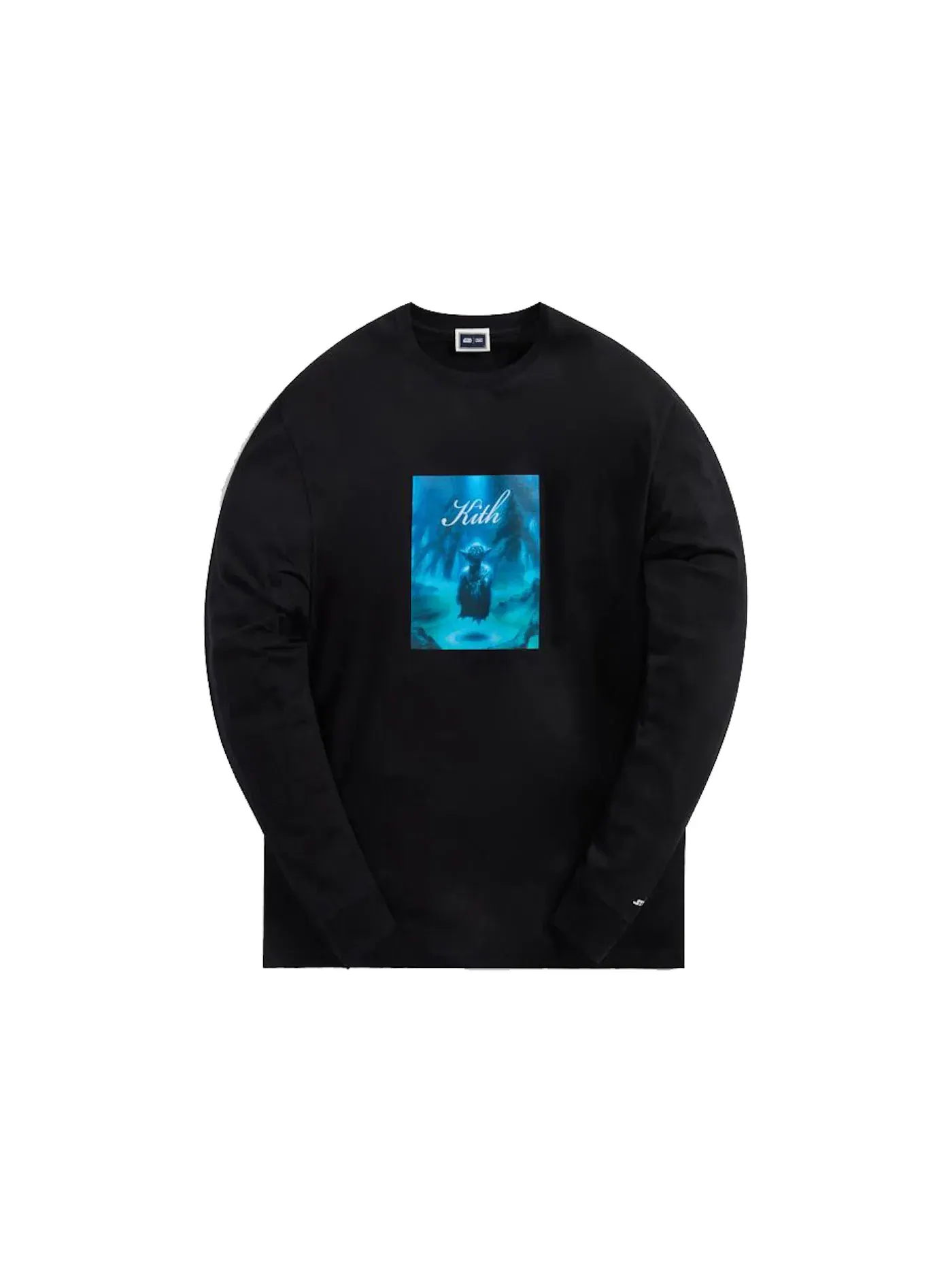 Мужская футболка с длинным рукавом с принтом Kith x STAR WARS Do Or Do Not — изображение 1 из 2, черный