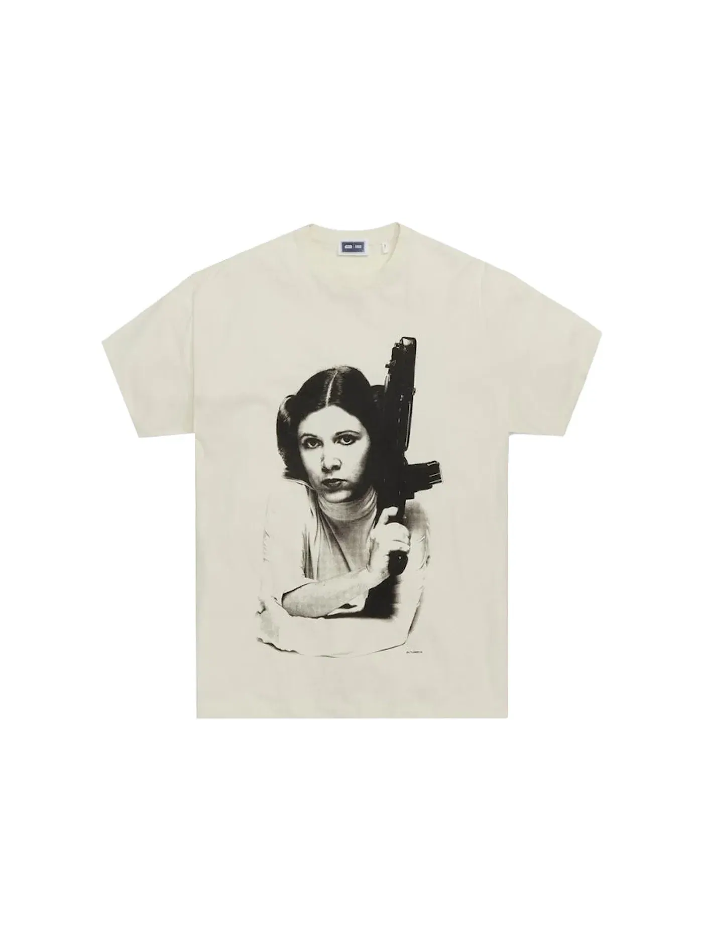 Мужская футболка с принтом Kith x STAR WARS Leia Vintage Tee, Sandrift — изображение 1 из 2