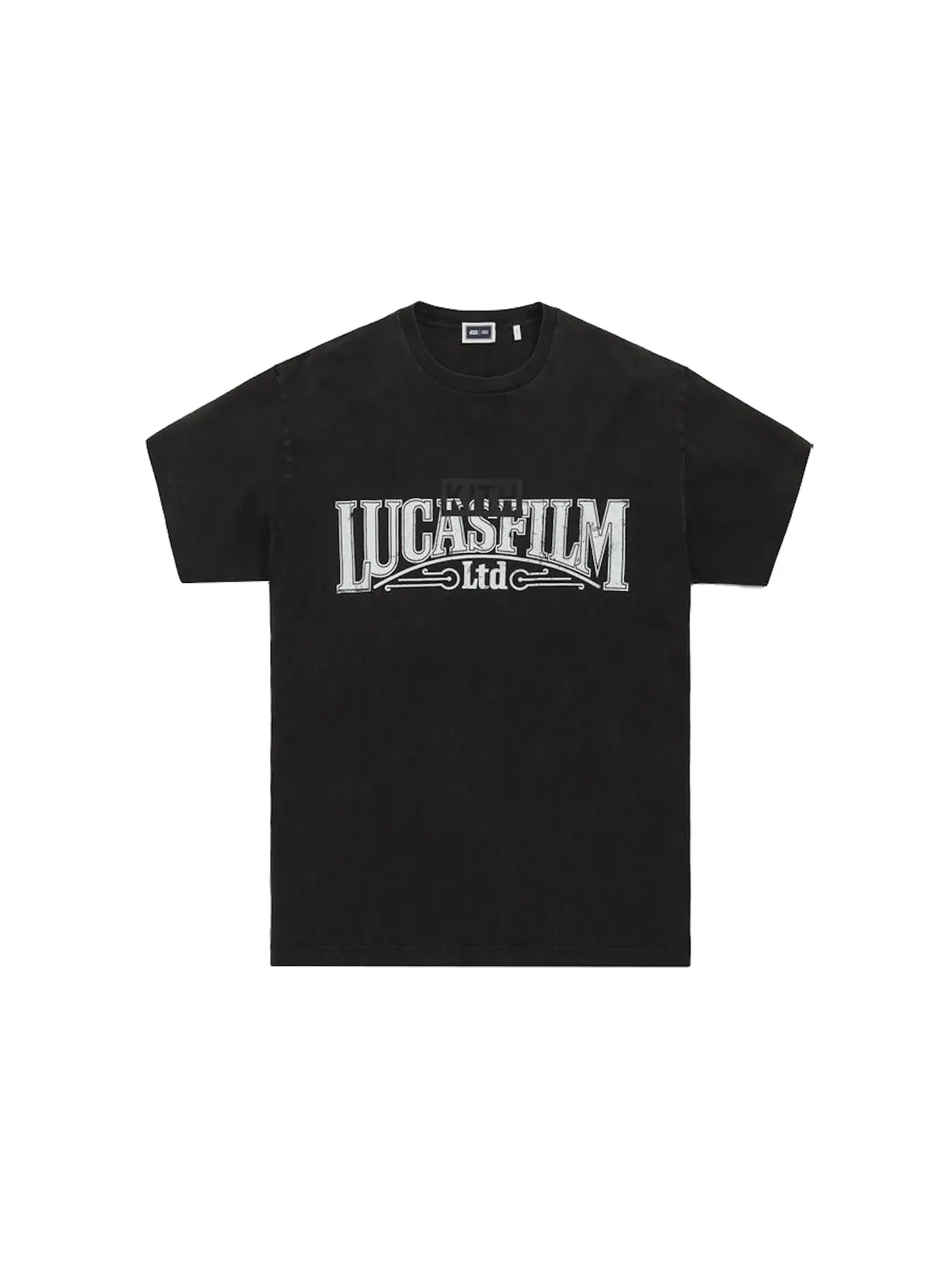 Мужская футболка с принтом Kith x STAR WARS Lucasfilm Vintage Tee — изображение 1 из 1, черный