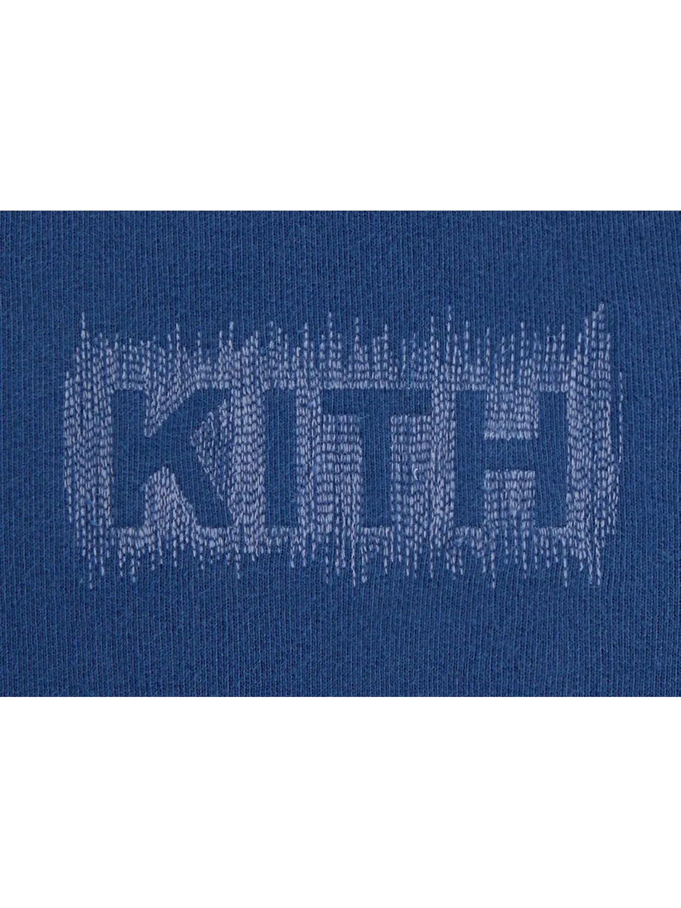 Мужской худи с принтом Kith Stitch Classic Logo Nelson Hoodie Kith, Cyanotope — изображение 2 из 2