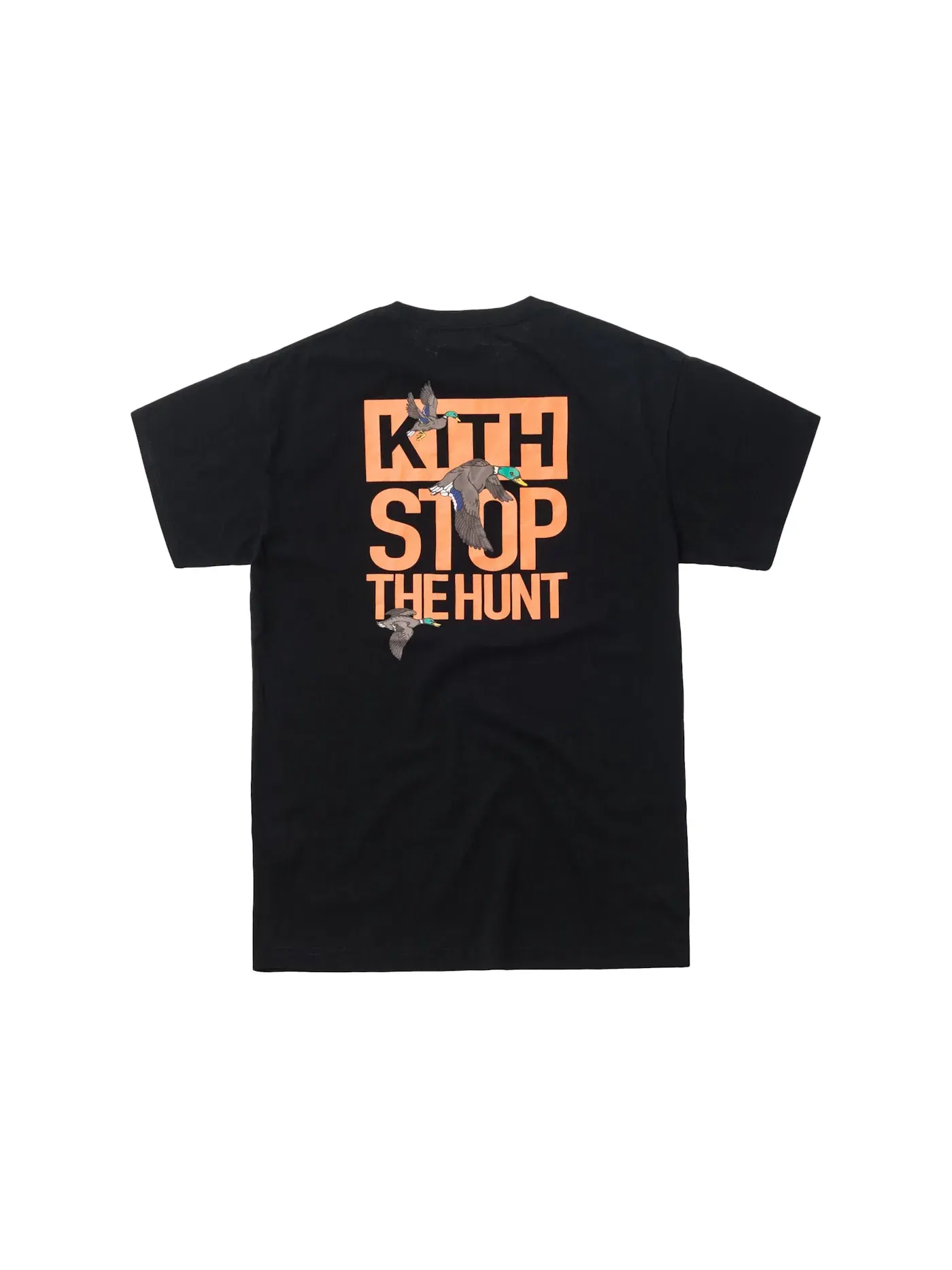 Мужская футболка с принтом Kith Stop The Hunt Tee — изображение 2 из 2, черный