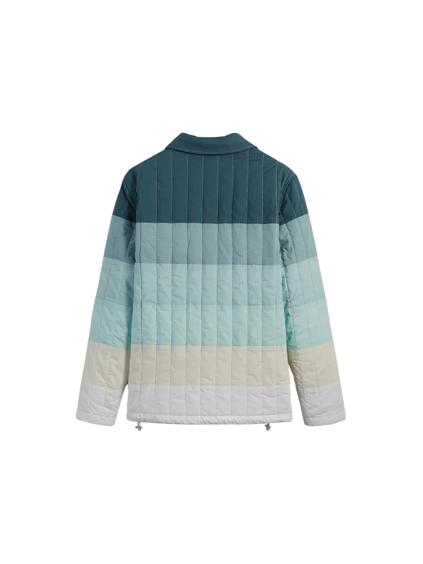 Мужская куртка с полоской Kith Striped Poplin Carmine Coaches Jacket Anchor — изображение 2 из 2