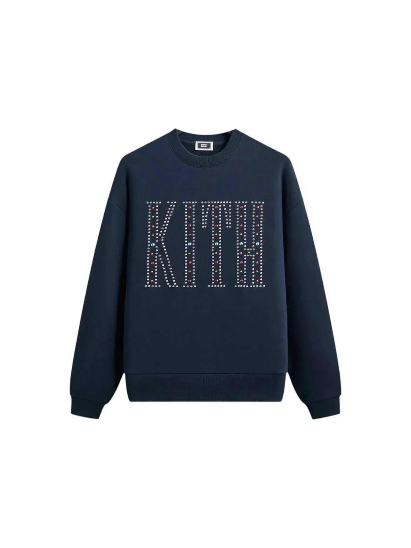 Мужской свитшот с принтом Kith Studded Nelson Crewneck — изображение 1 из 2, ночной