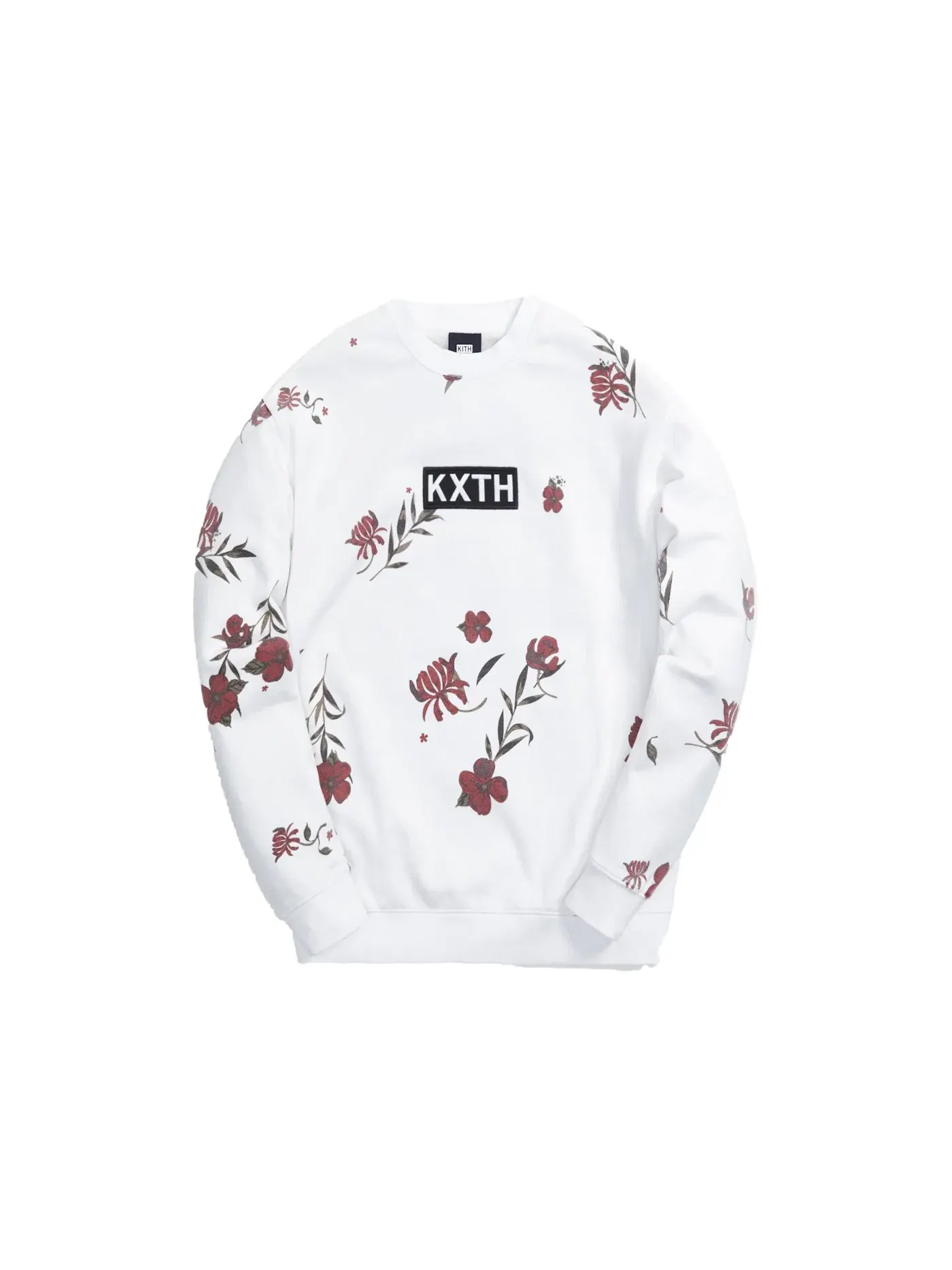 Мужской свитшот с принтом Crewneck Kith — изображение 1 из 2, белый
