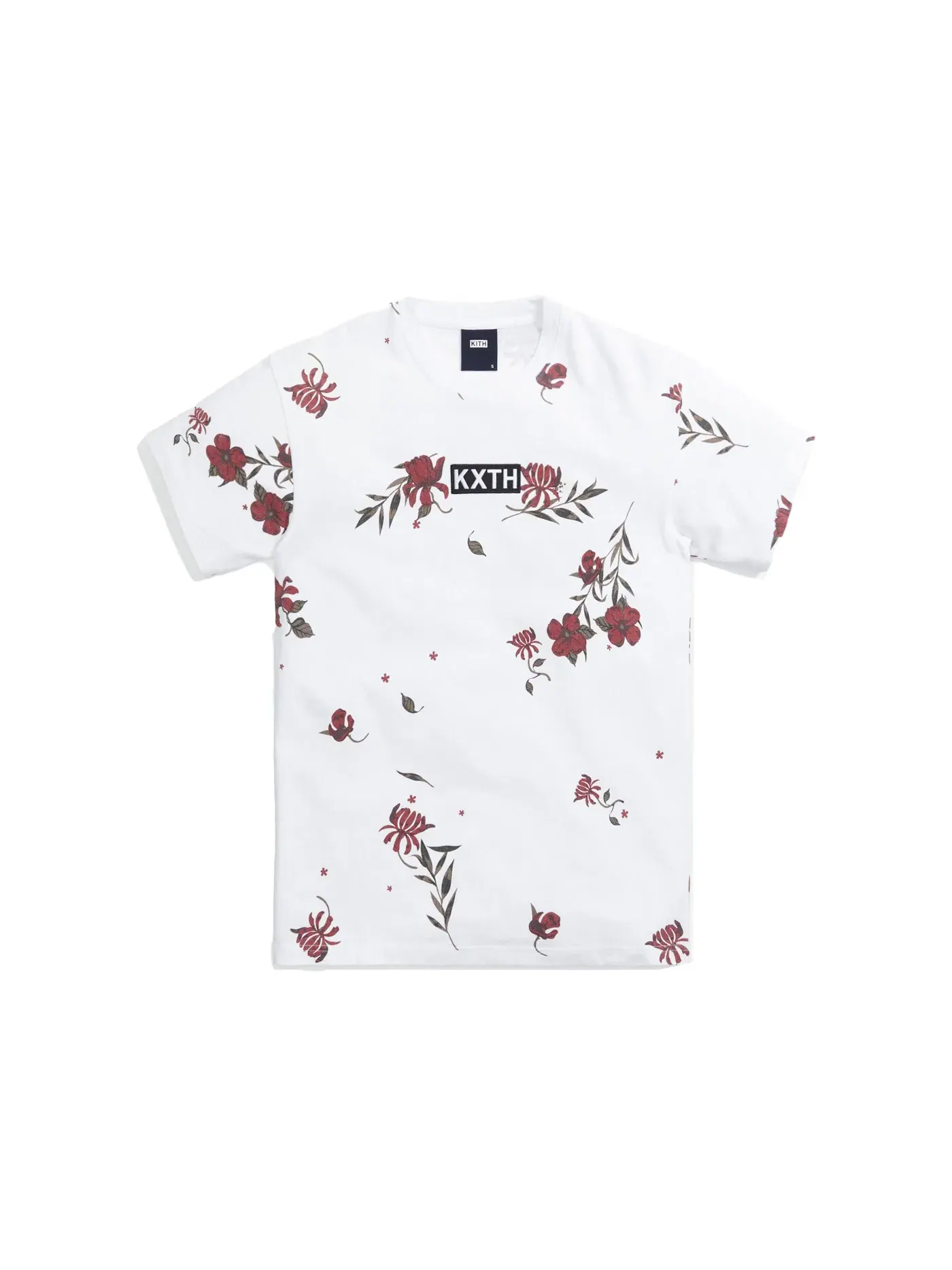 Мужская футболка с принтом Kith Summer Floral Tee Kith — изображение 1 из 2, белый