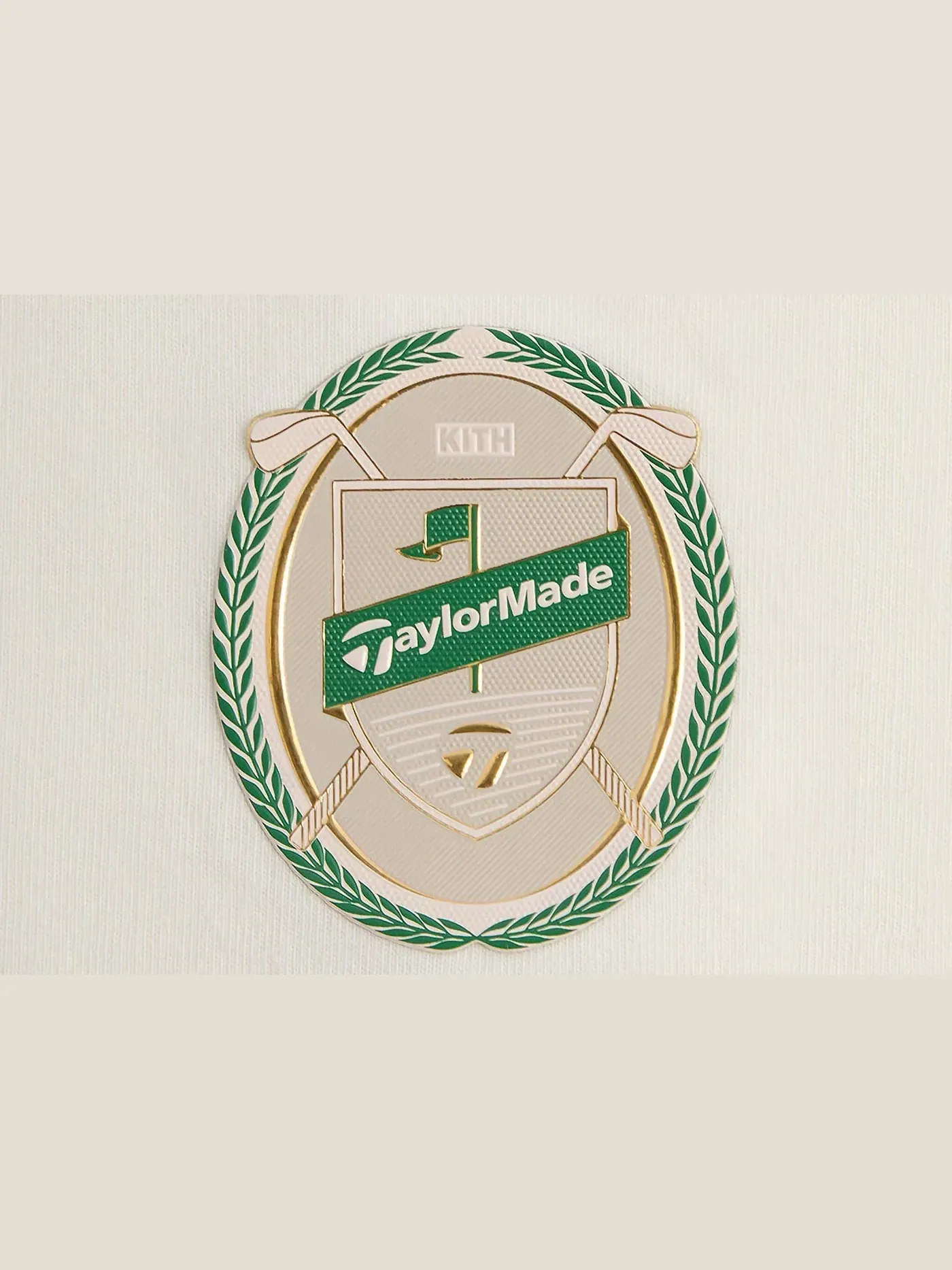 Мужская футболка с принтом Kith TaylorMade Crest Tee, Silk — изображение 3 из 3