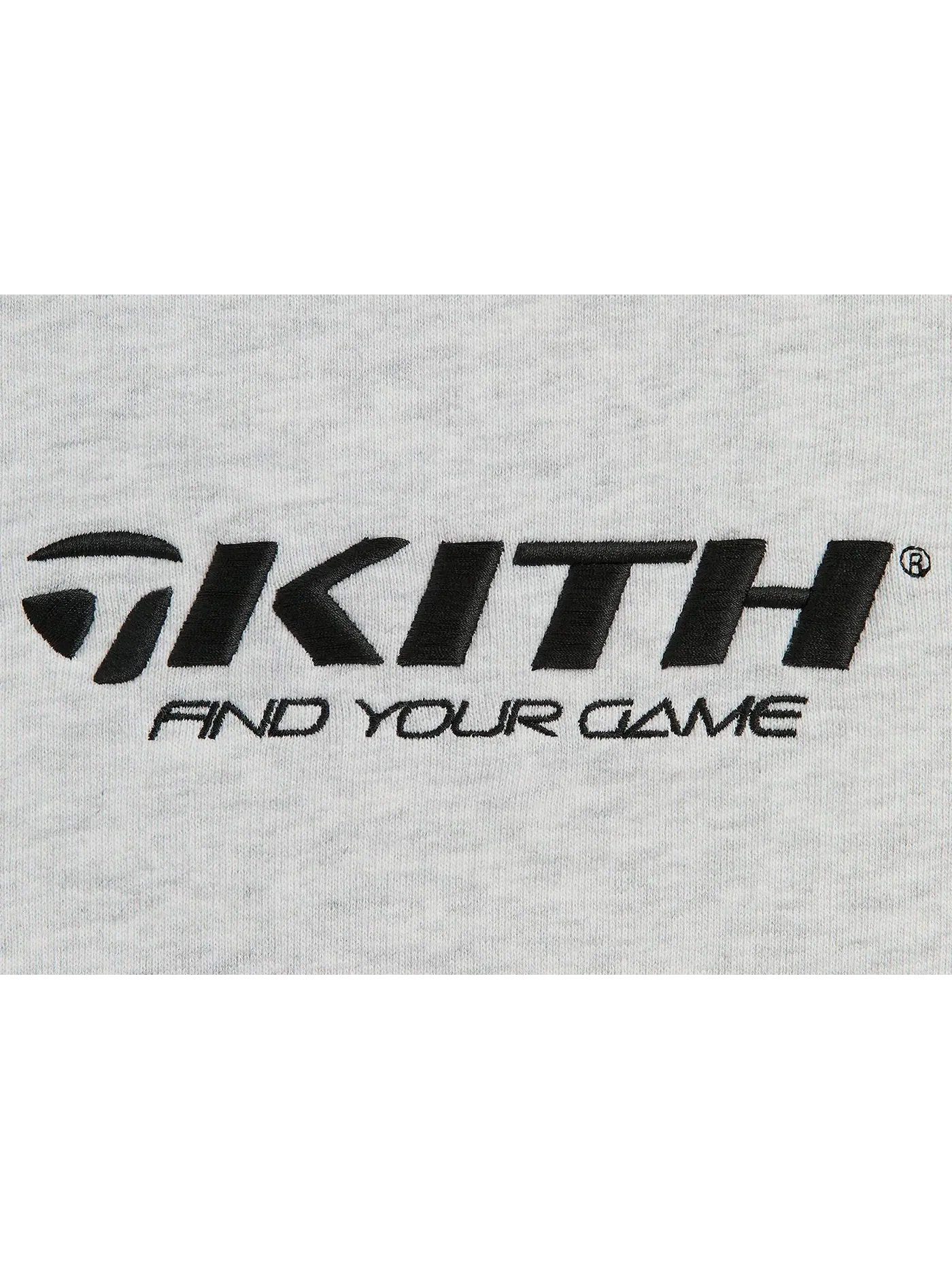 Мужской свитшот с принтом Crewneck Kith — изображение 3 из 3, светлый серый