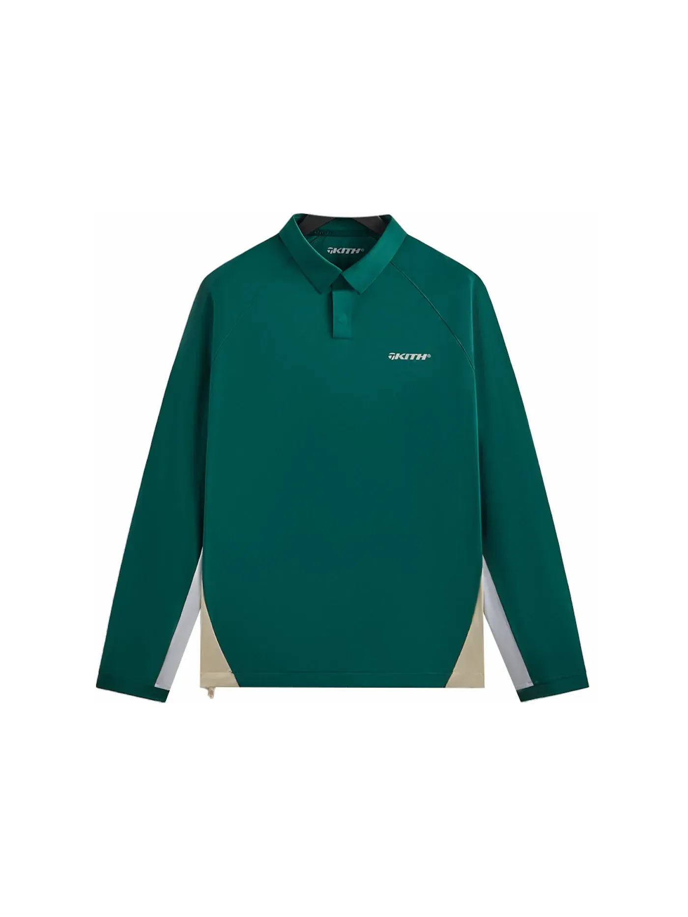 Мужская футболка-поло с длинным рукавом Kith TaylorMade Honors Polo Fairway, Fairway — изображение 1 из 2