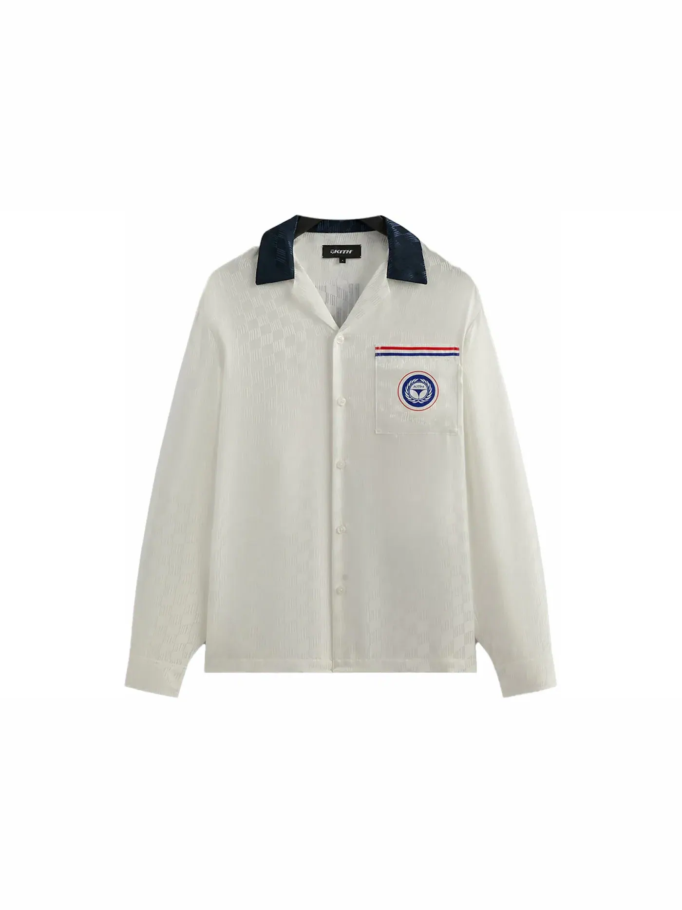 Мужская рубашка с воротником-стойкой Kith TaylorMade Stinger Camp Collar Shirt — изображение 1 из 3, прозрачный