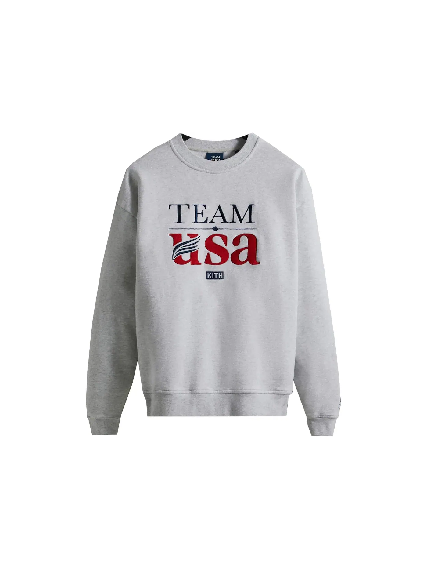 Мужской свитшот с круглым вырезом Kith Team USA Crewneck — изображение 1 из 1, серый