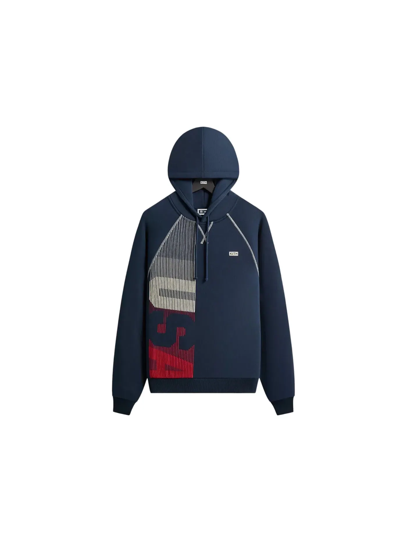 Мужская худи с принтом Kith Team USA Olympic Raglan Nelson Hoodie Kith — изображение 1 из 2, ночной