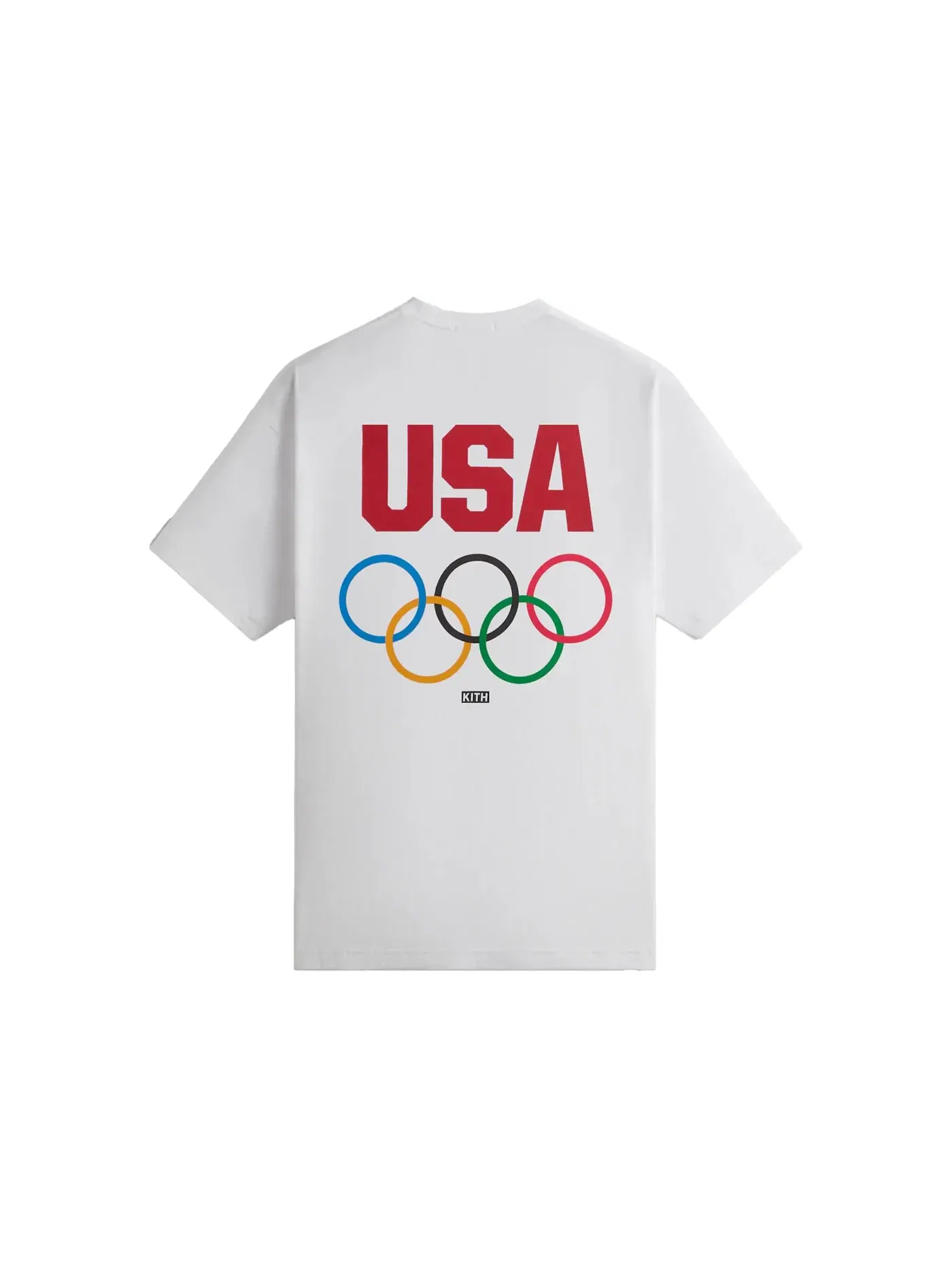 Мужская футболка с принтом Team USA Kith — изображение 2 из 2, белый