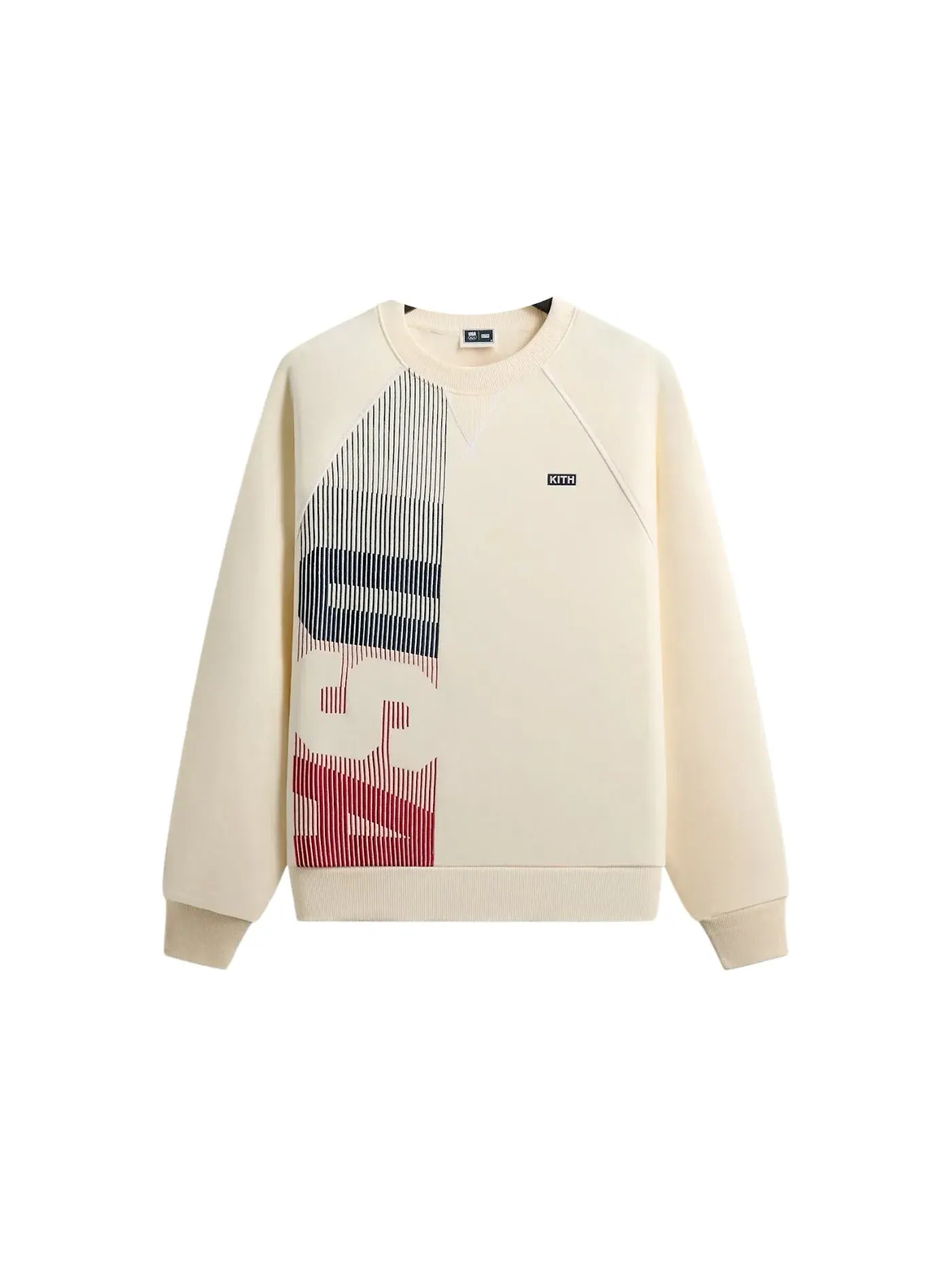 Мужской свитшот с длинным рукавом Crewneck Kith, Sandrift — изображение 1 из 2