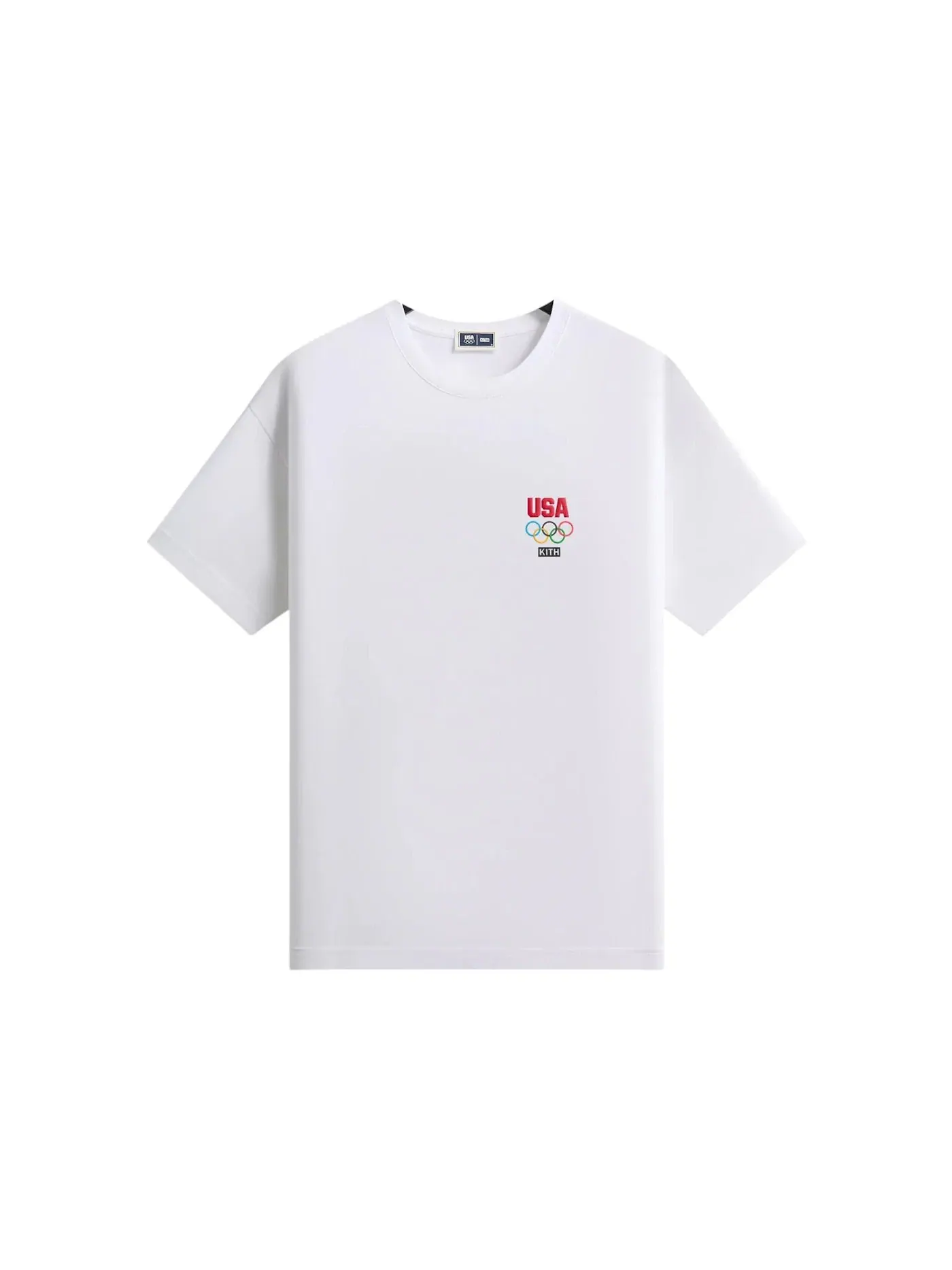Мужская футболка хлопковая Kith Team USA Skiing Tee — изображение 1 из 2, белый