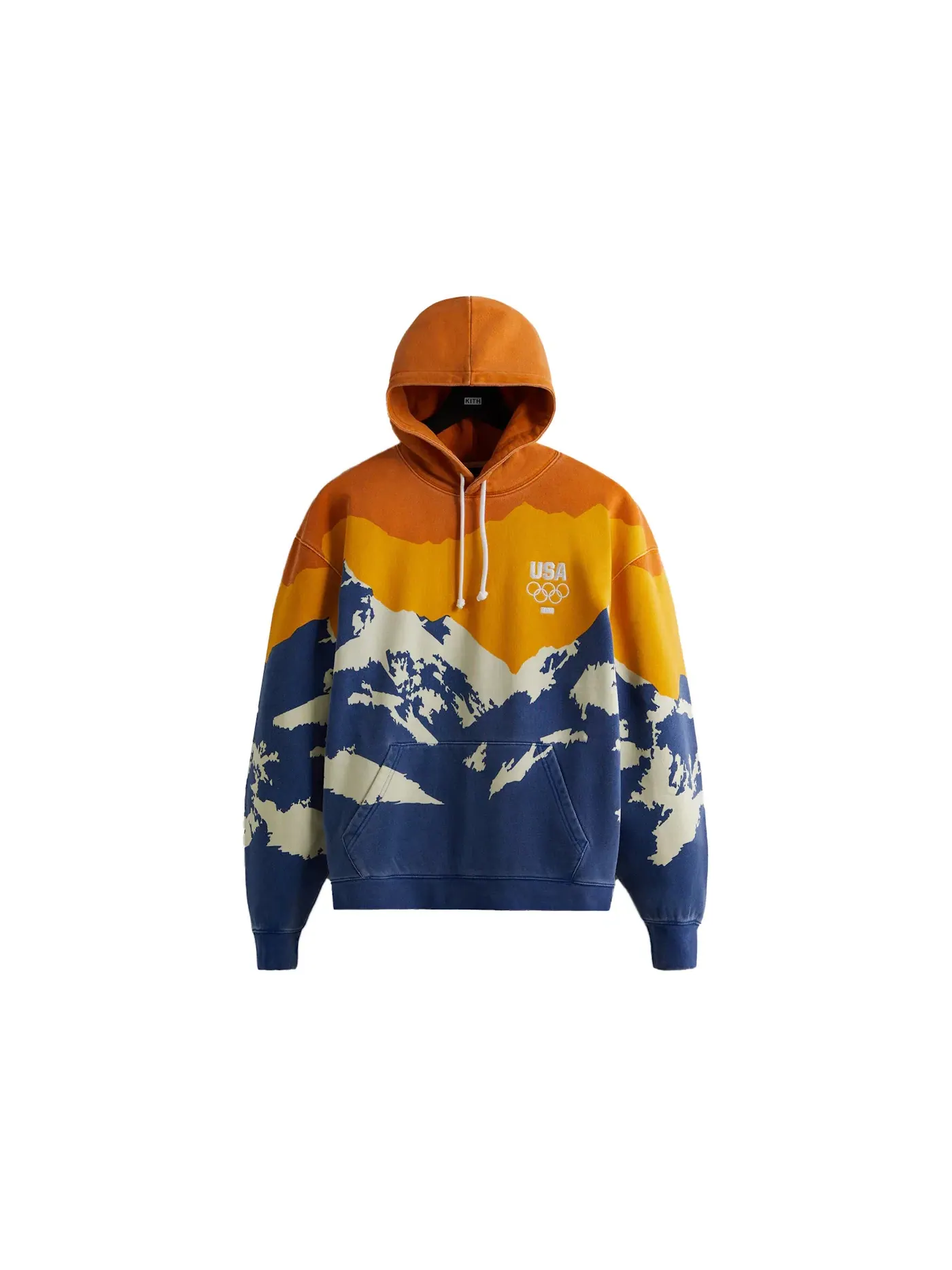 Мужской худи с принтом Kith Team USA Snow Mountain Hoodie Kith, Beam — изображение 1 из 2