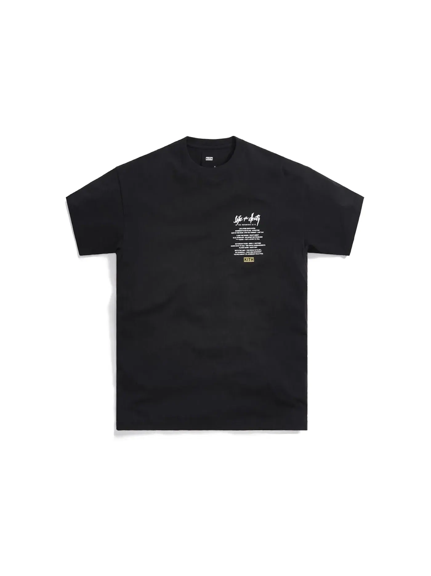 Мужская футболка с принтом Kith The Notorious B.I.G Life After Death Tee — изображение 1 из 2, черный