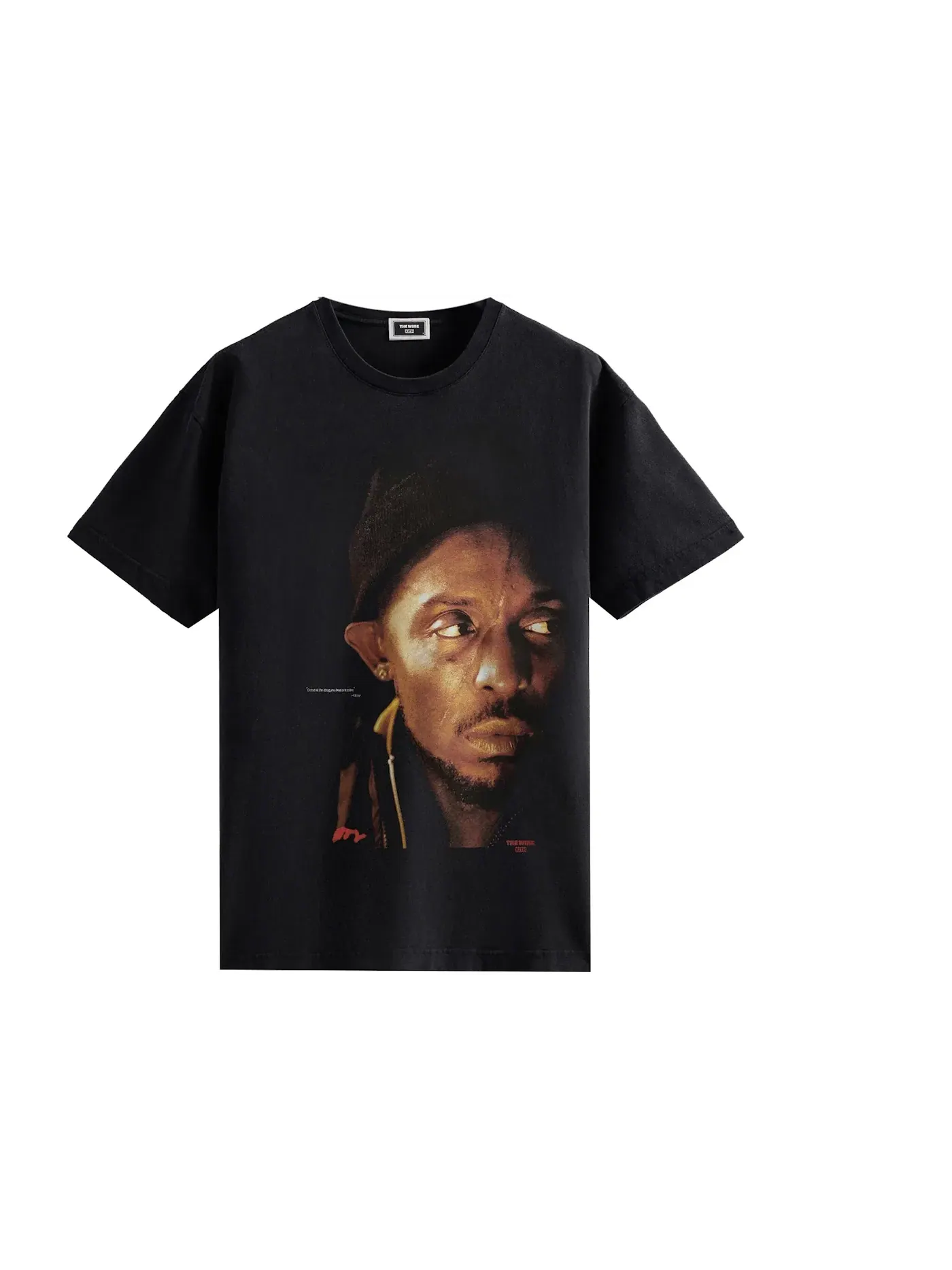 Мужская футболка с принтом The Wire Omar Vintage Kith — изображение 1 из 2, черный